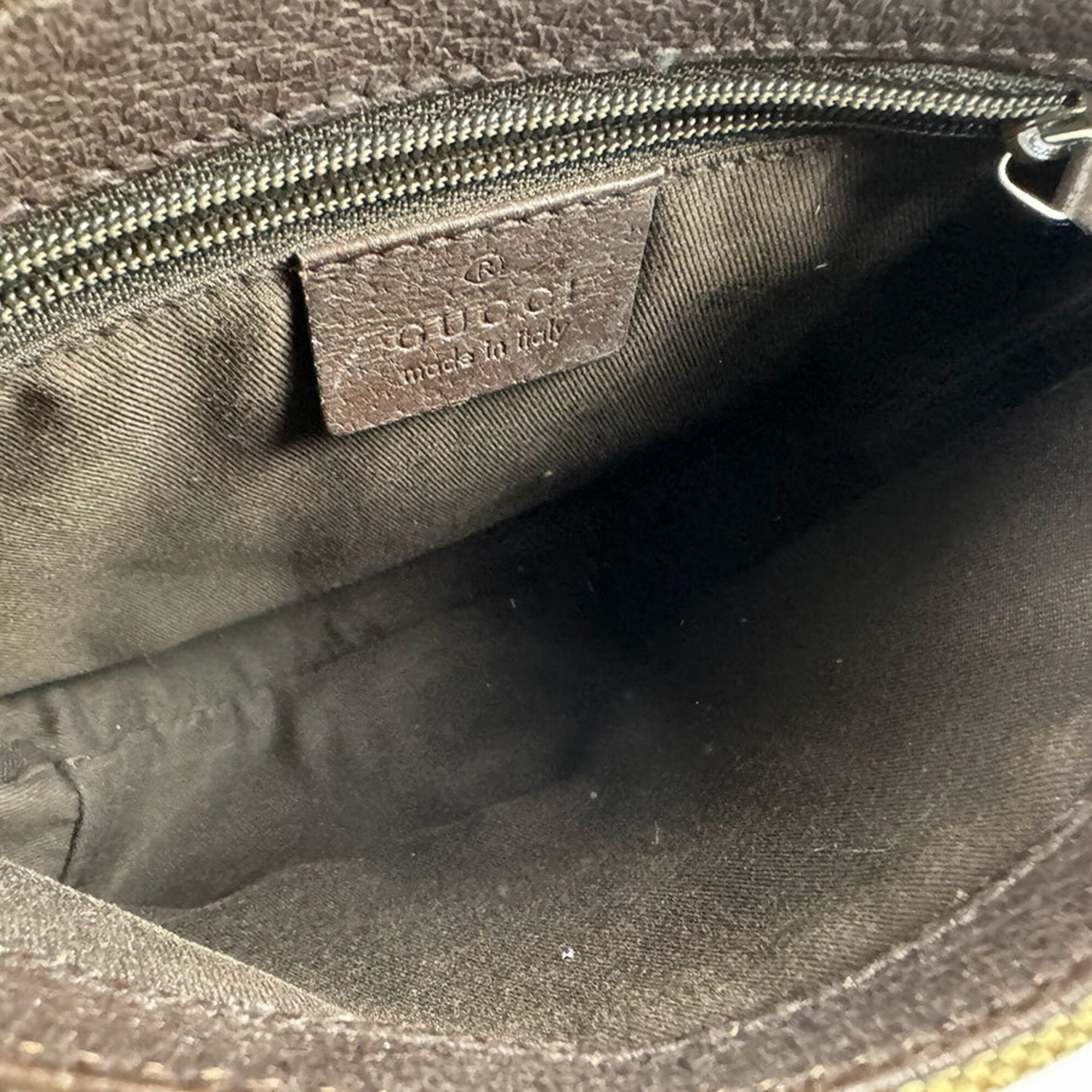Gucci Brown Gg Canvas Fanny Pack Sling Bag (Pre-Owned)