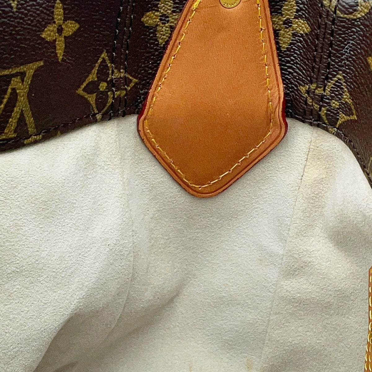 Louis Vuitton Monogram Dentelle Beige Monogram Handbag Shoulder Bag (Pre-Owned)