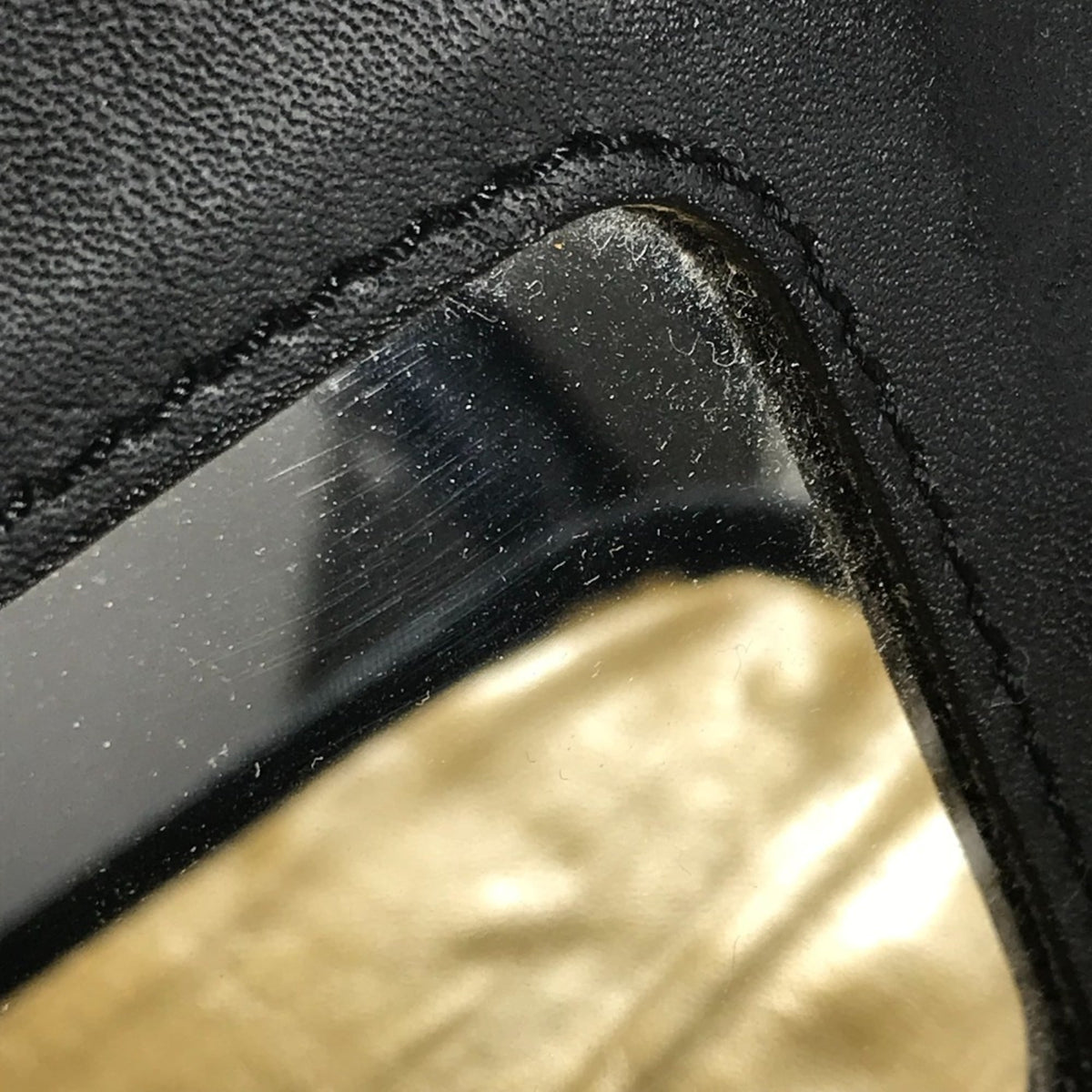 Versace Black Yellow Handbag Pouch (Pre-Owned)