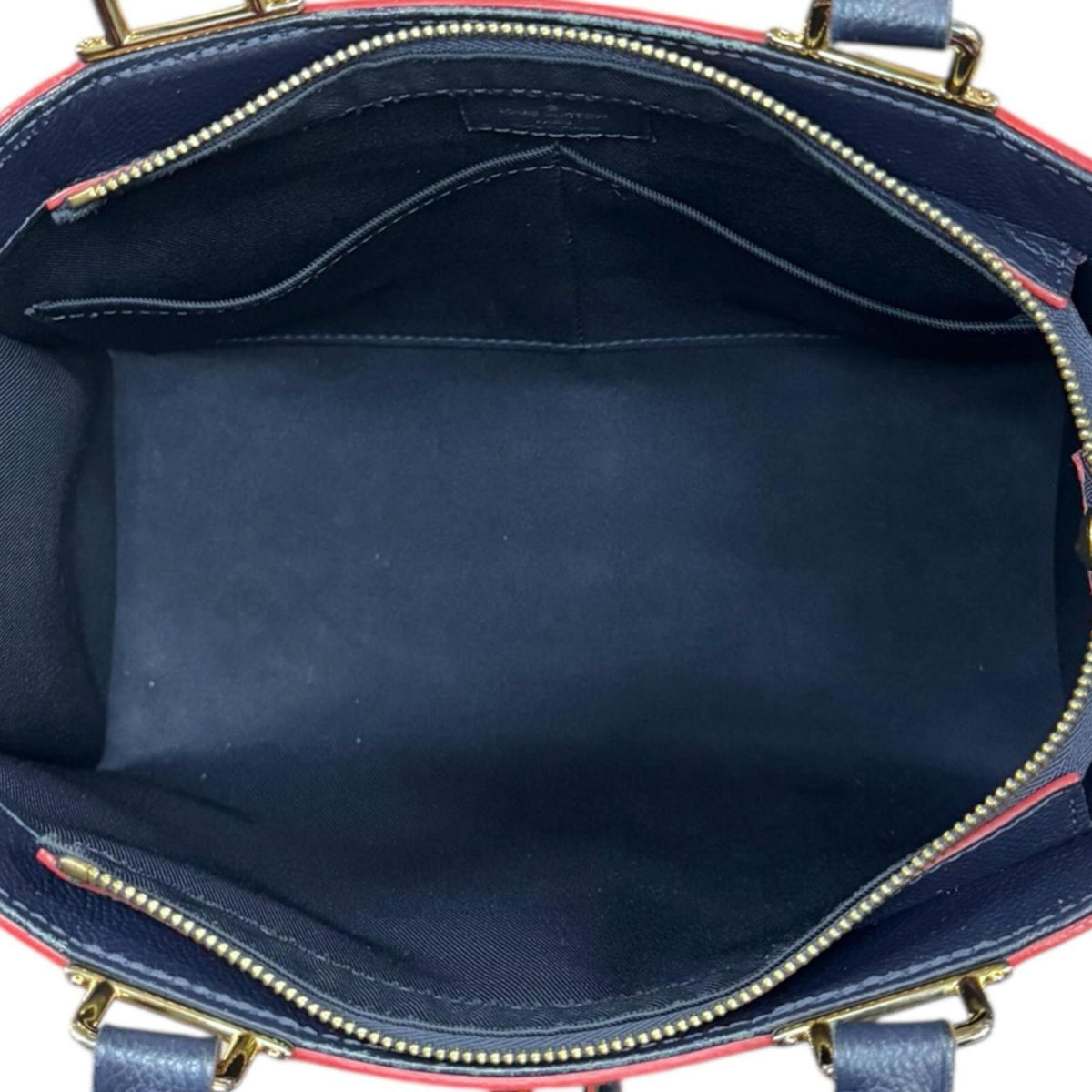 Louis Vuitton Marine Rouge Navy Monogram Empreinte Shoulder Bag (Pre-Owned)