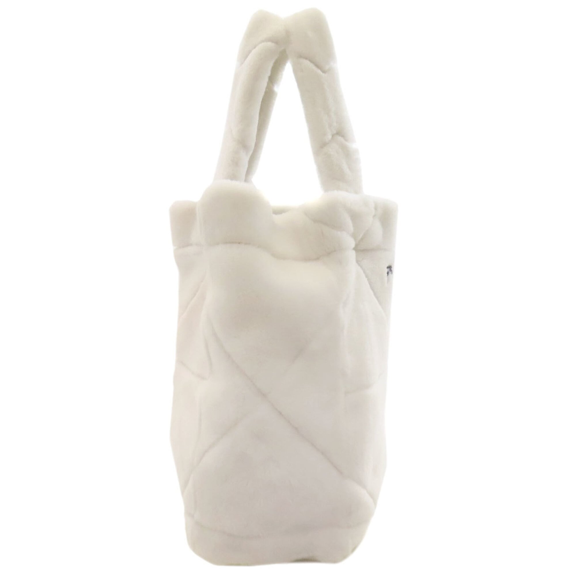 Prada White Leather Tote Bag (Pre-Owned)