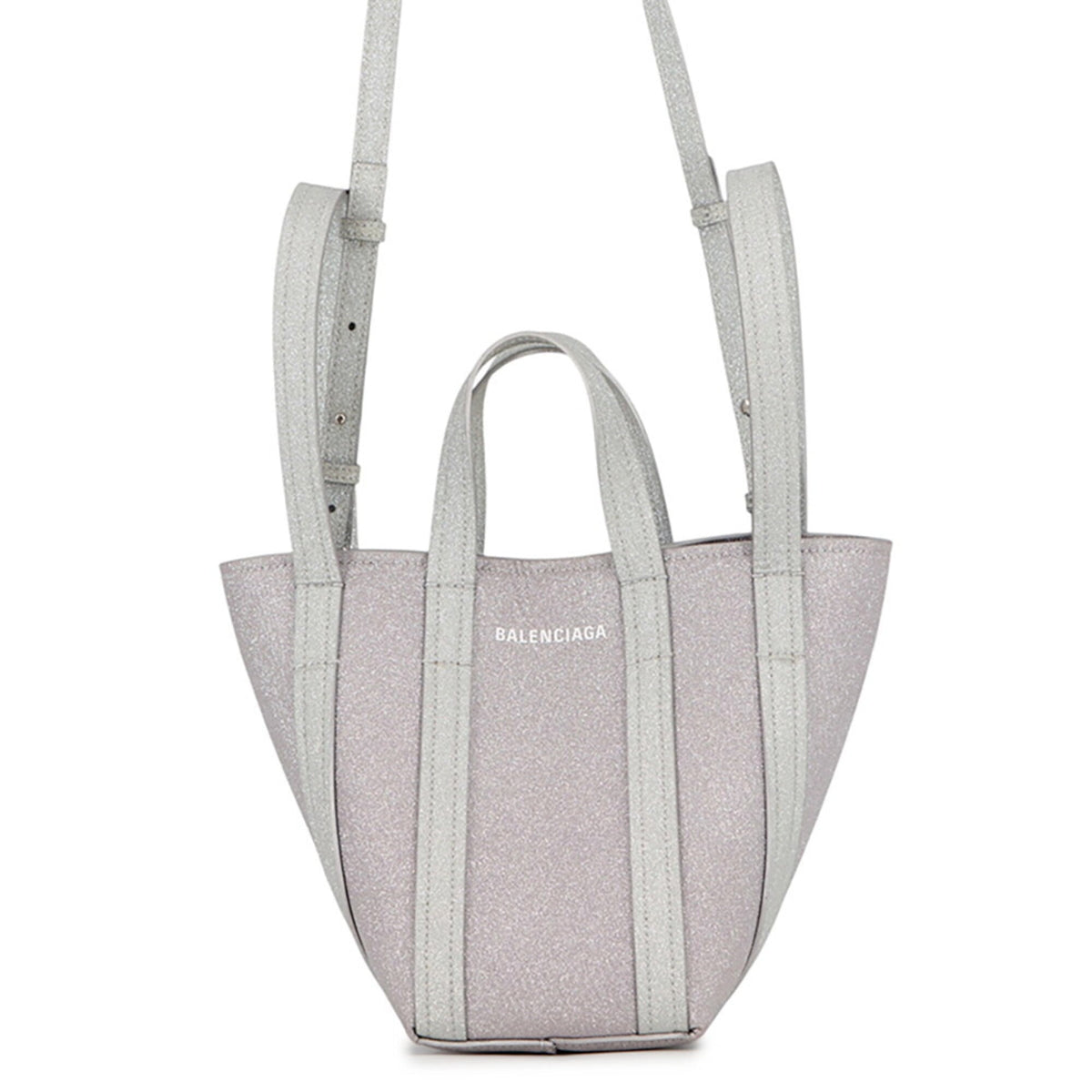 Balenciaga Pink Silver Leather Handbag (Pre-Owned)