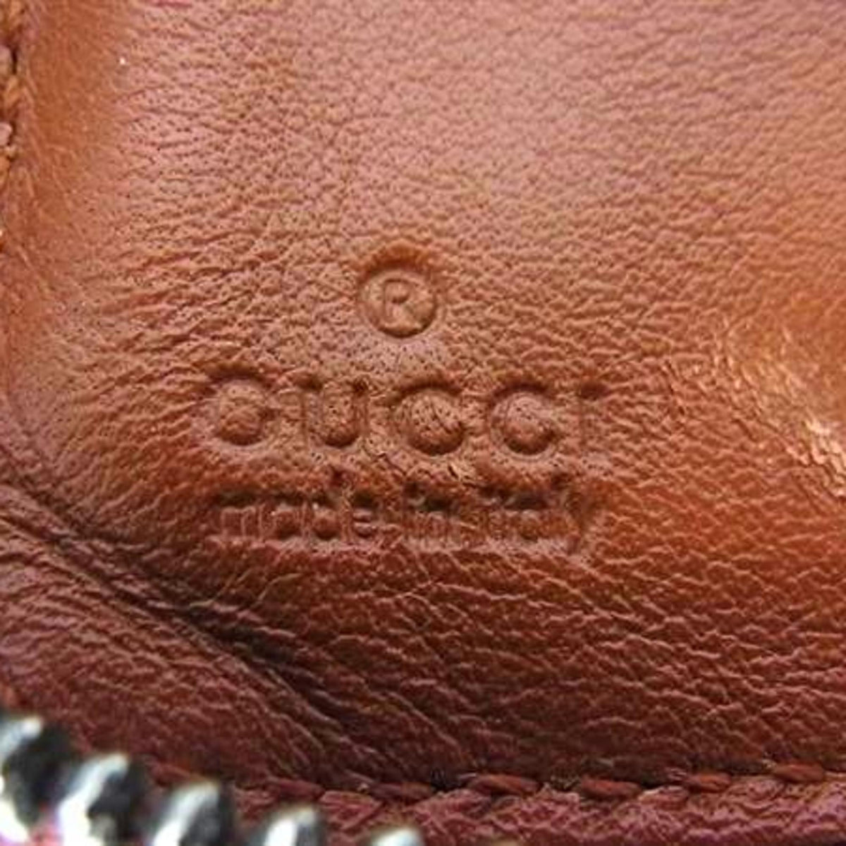 Gucci Brown Leather Long Wallet (Bi-Fold) (Pre-Owned)