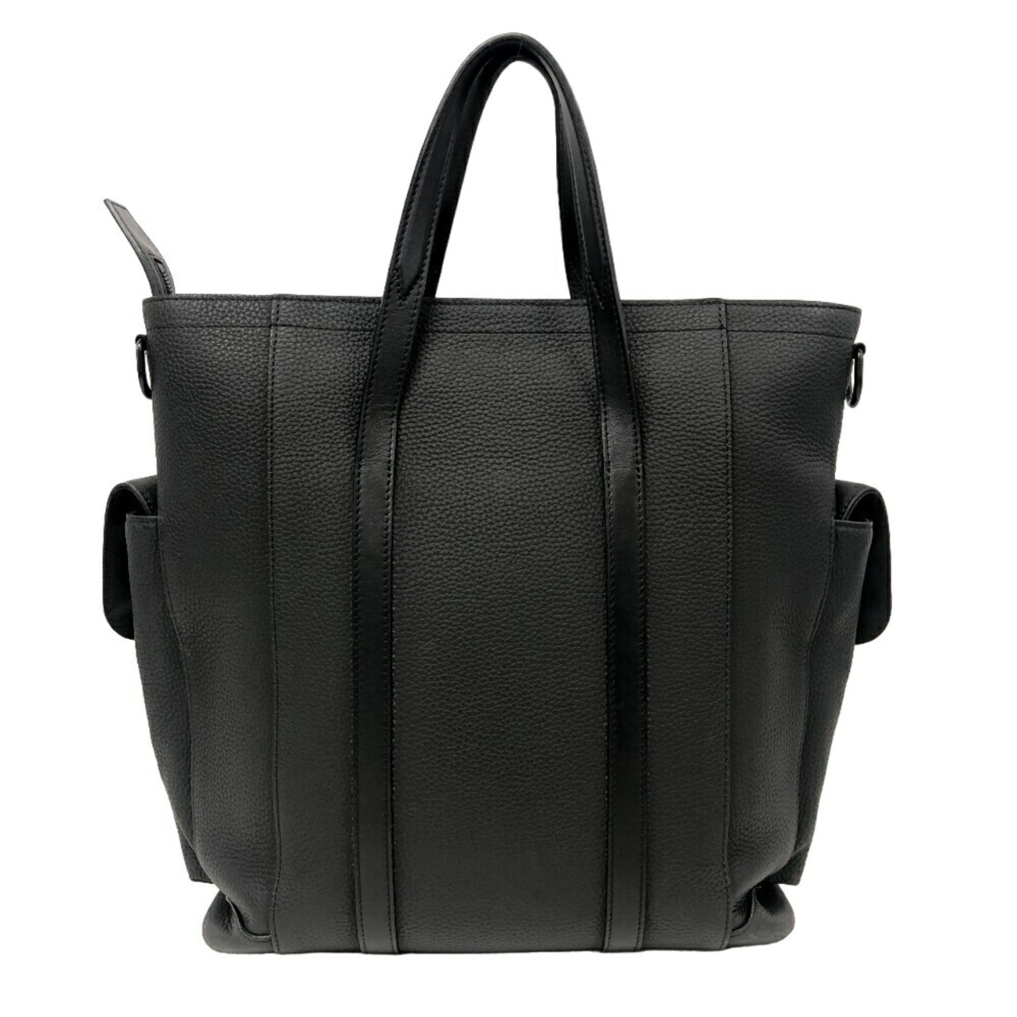 Louis Vuitton Taurillon Black Leather Tote Bag (Pre-Owned)