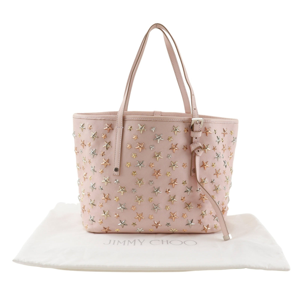 Jimmy Choo Pink Leather Tote Bag (Pre-Owned)