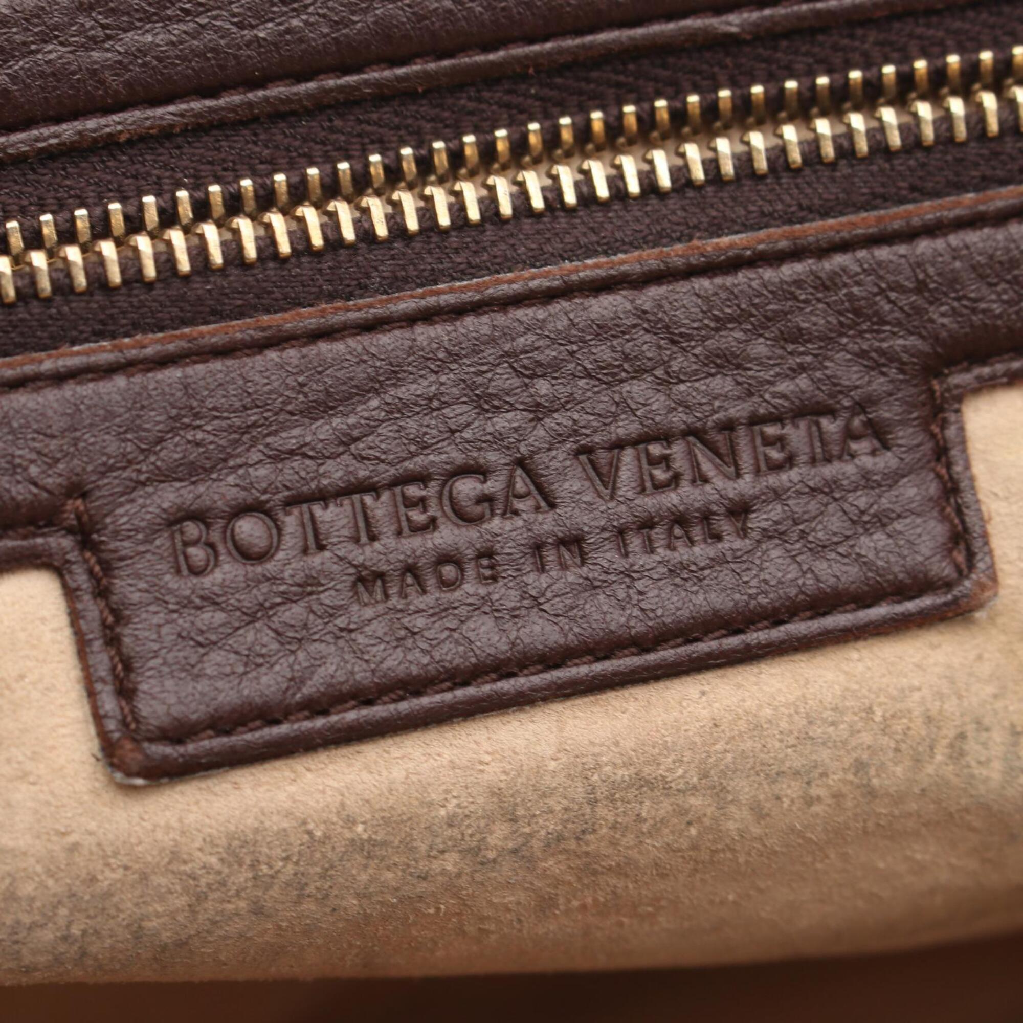 Bottega Veneta Brown Leather Shoulder Bag (Pre-Owned)