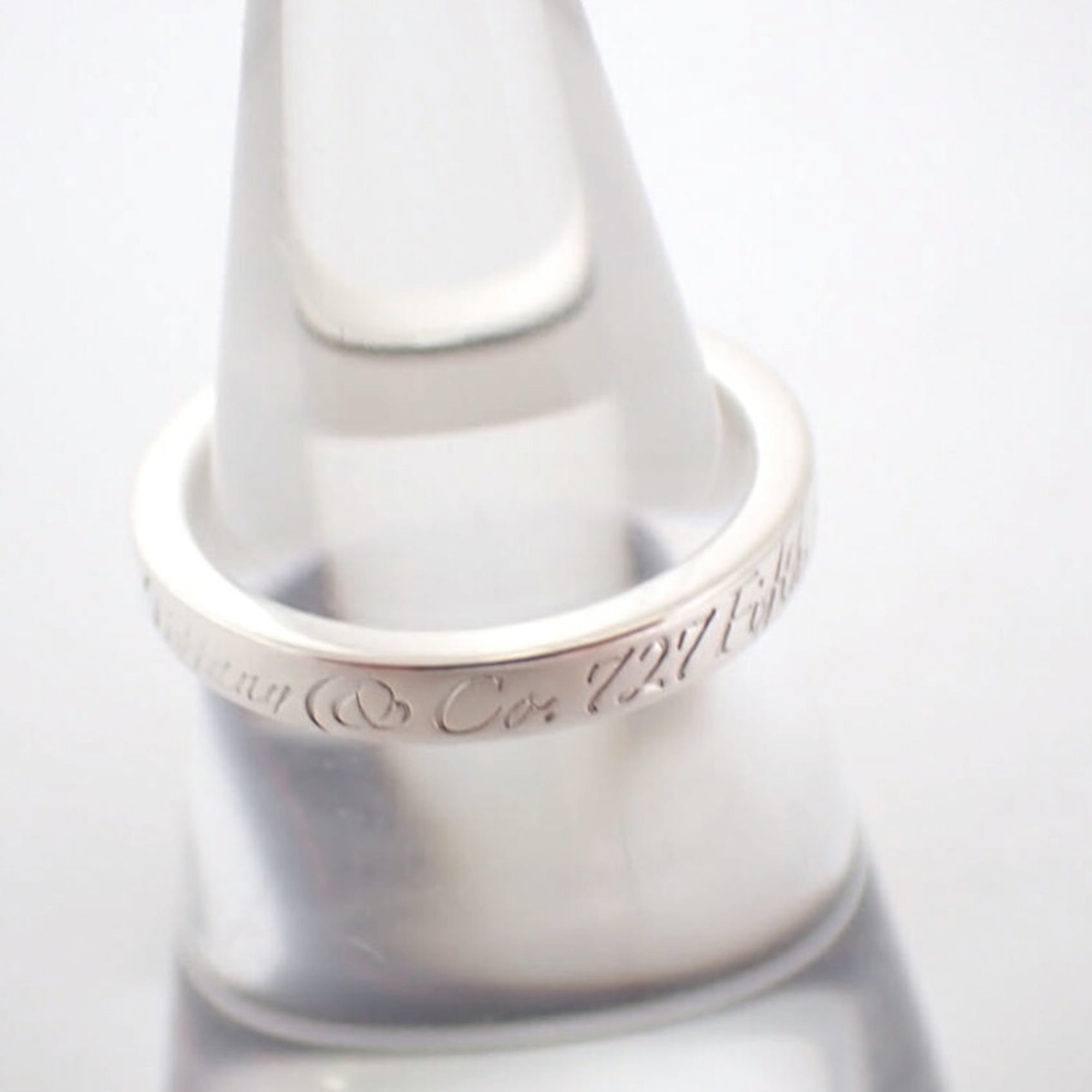 Tiffany Sterling Silver 925 Band Ring (Pre-Owned)