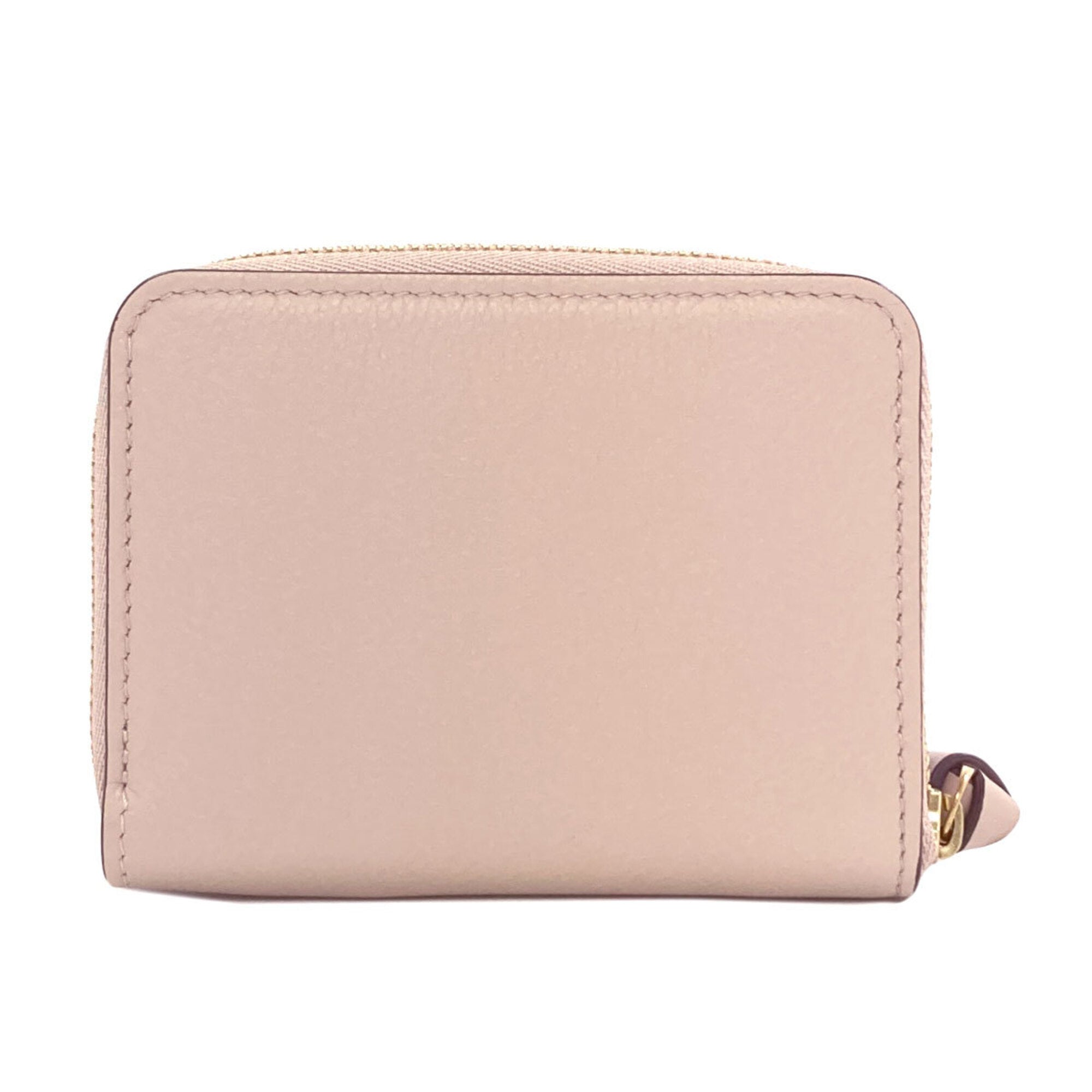 Louis Vuitton Grayish Leather Coin Purse/Coin Case (Pre-Owned)