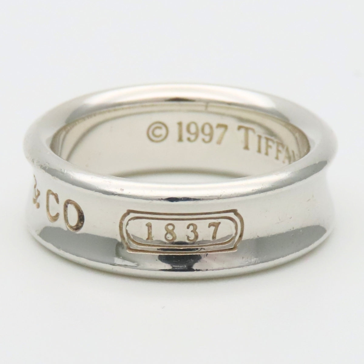 Tiffany Silver Silver 925 Band Ring (Pre-Owned)