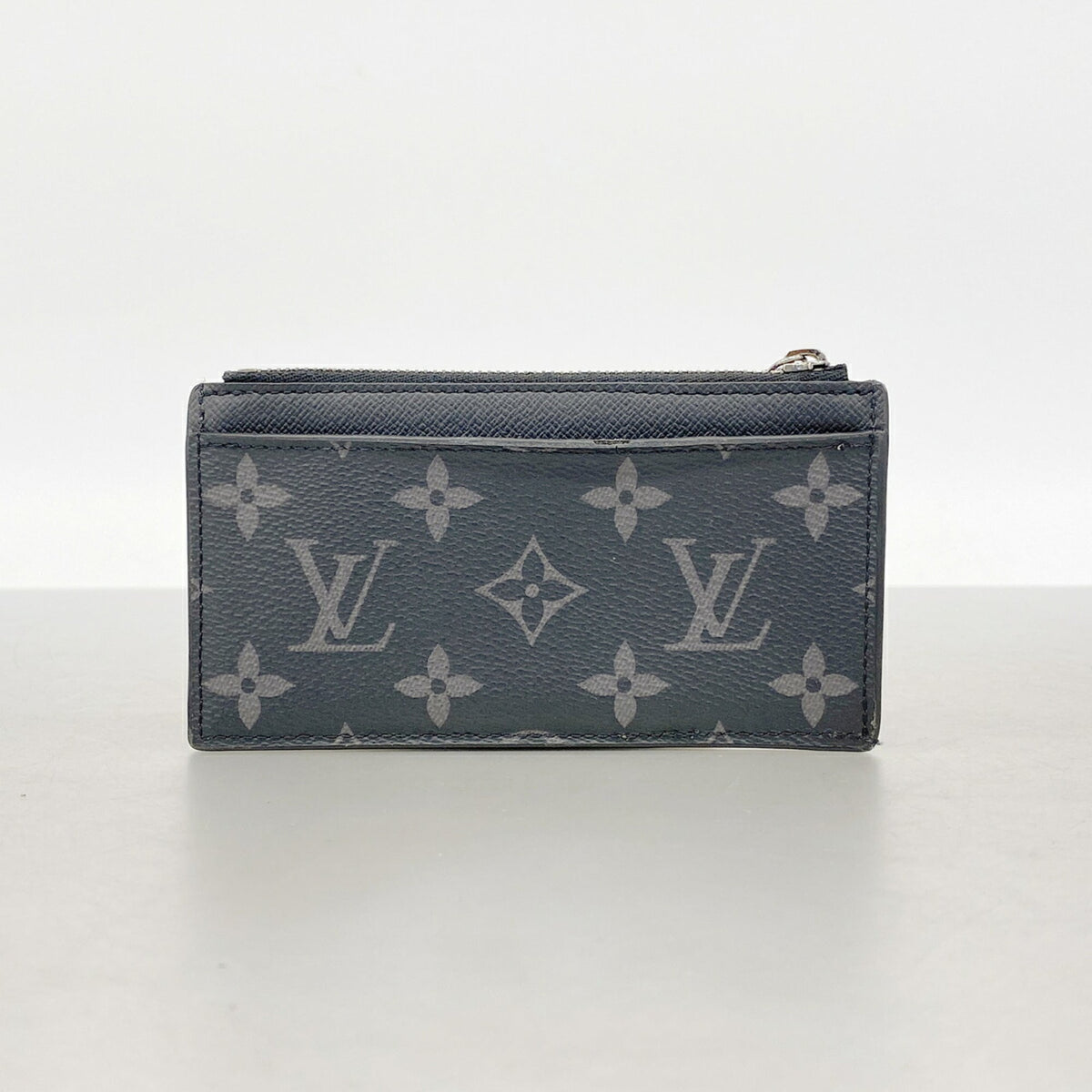 Louis Vuitton Black Gray Coin Purse/Coin Case (Pre-Owned)