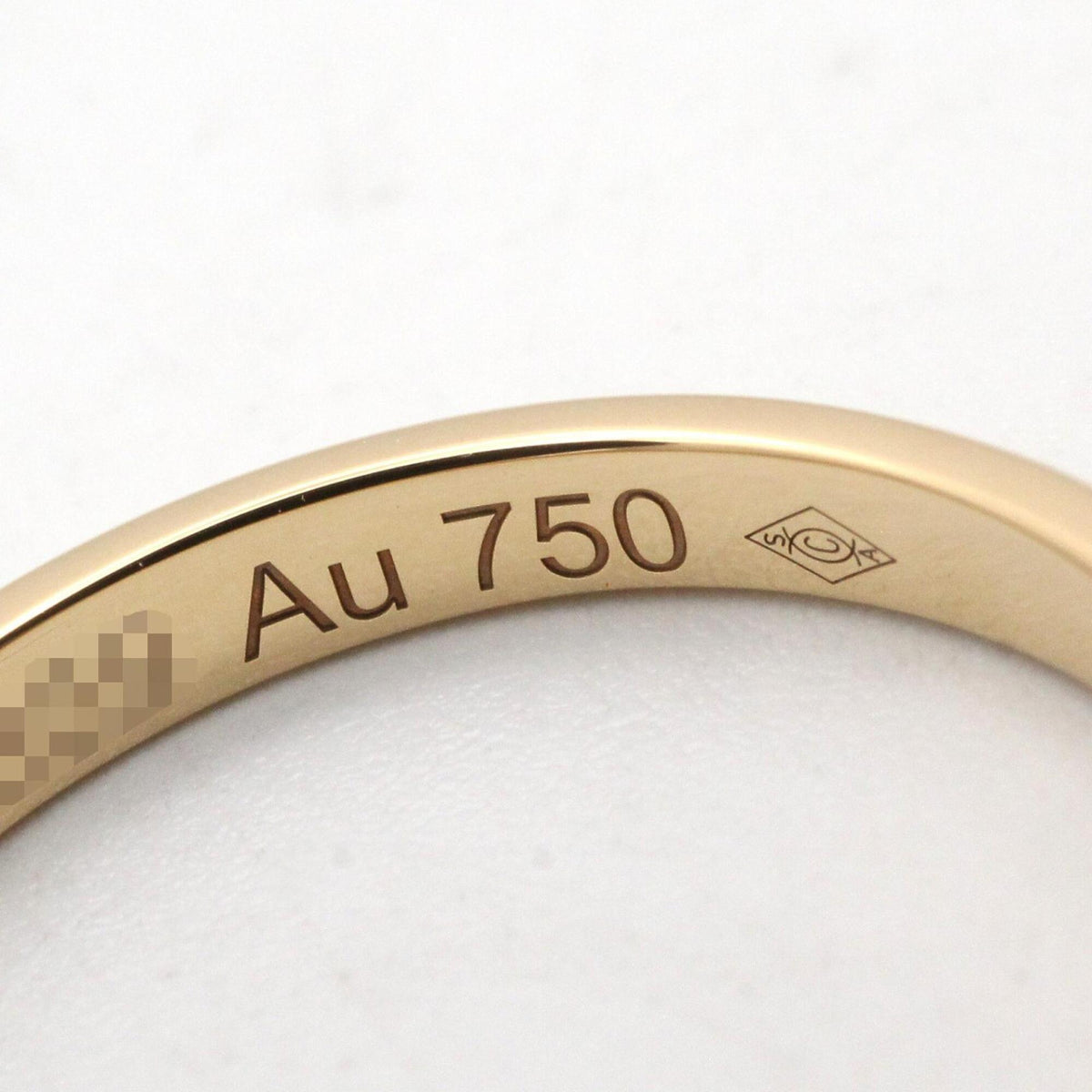 Cartier Gold Clear Yellow Gold (18K) Band Ring (Pre-Owned)