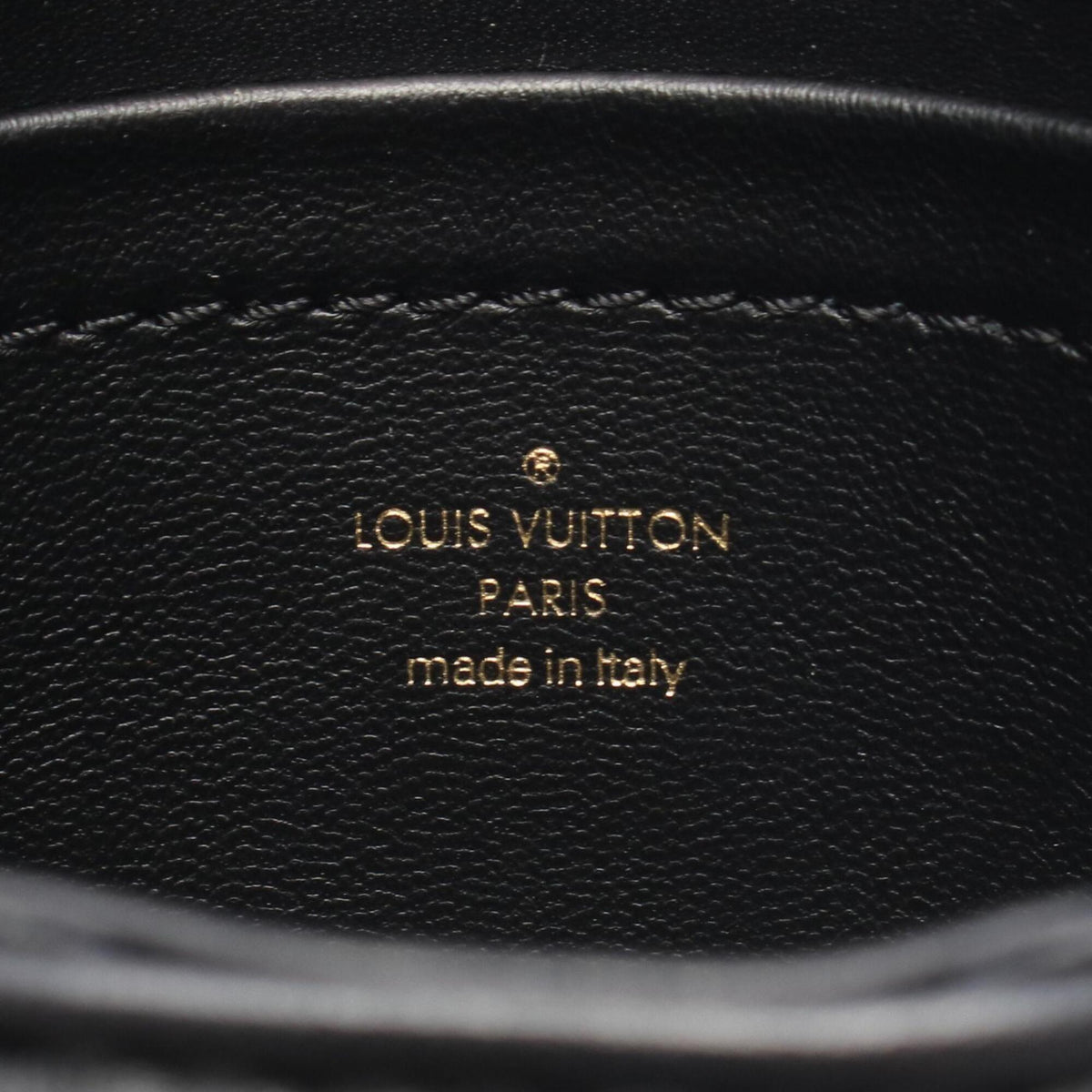 Louis Vuitton Black Noir Leather Handbag Shoulder Bag (Pre-Owned)