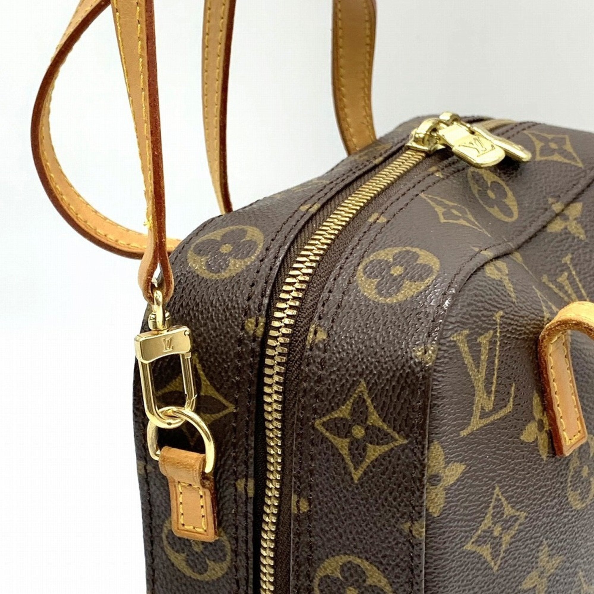 Louis Vuitton Brown Monogram Canvas Shoulder Bag (Pre-Owned)