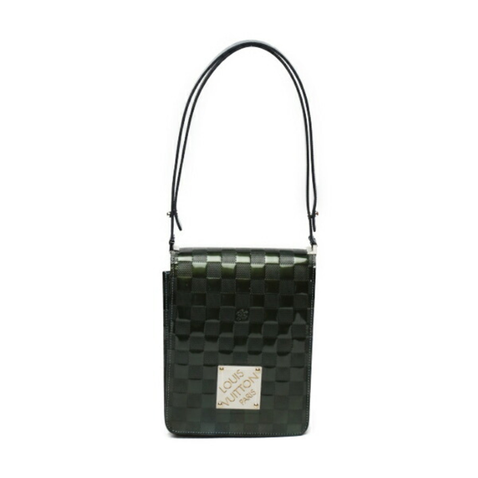 Louis Vuitton Green Handbag Shoulder Bag (Pre-Owned)