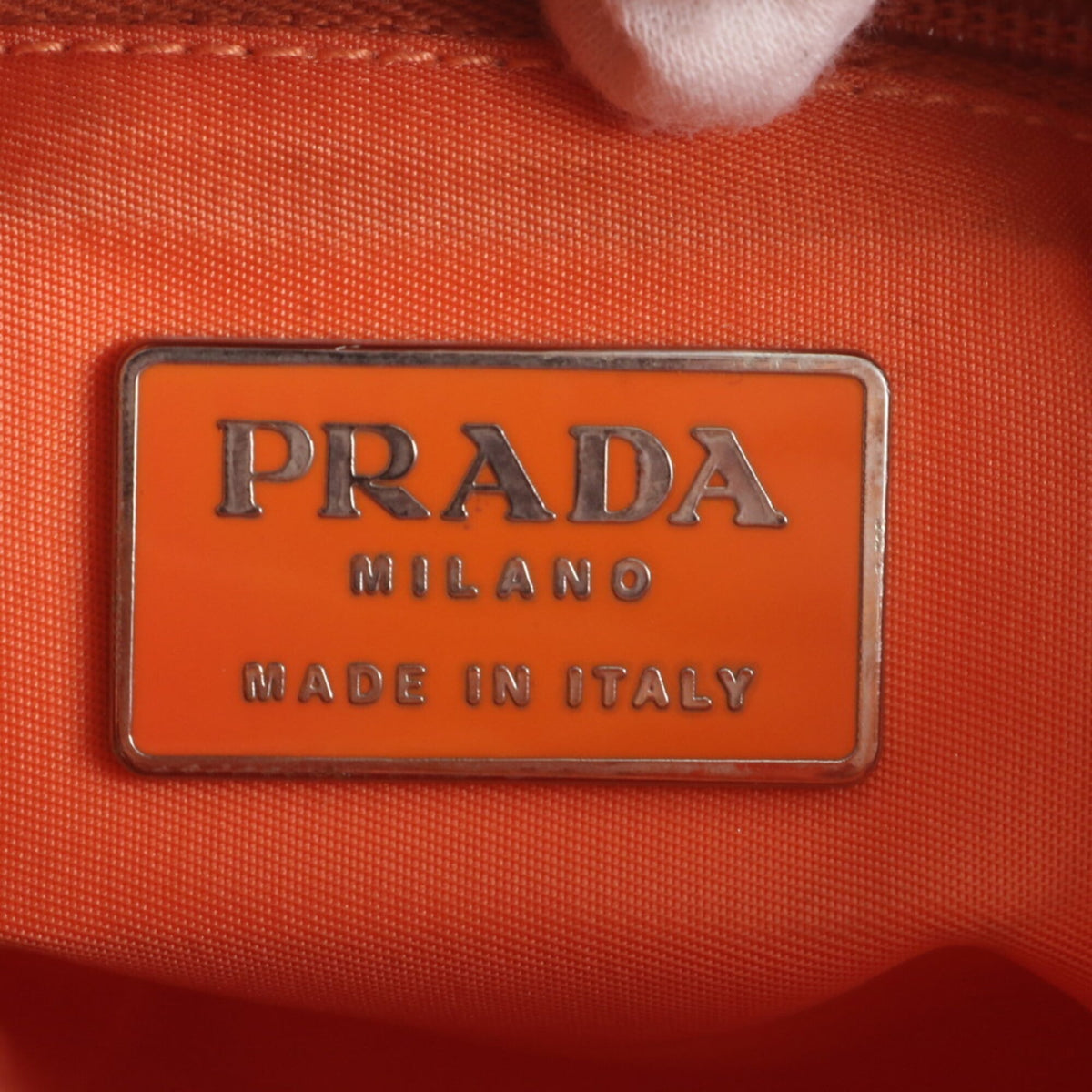 Prada Orange Shoulder Bag Tote Bag (Pre-Owned)