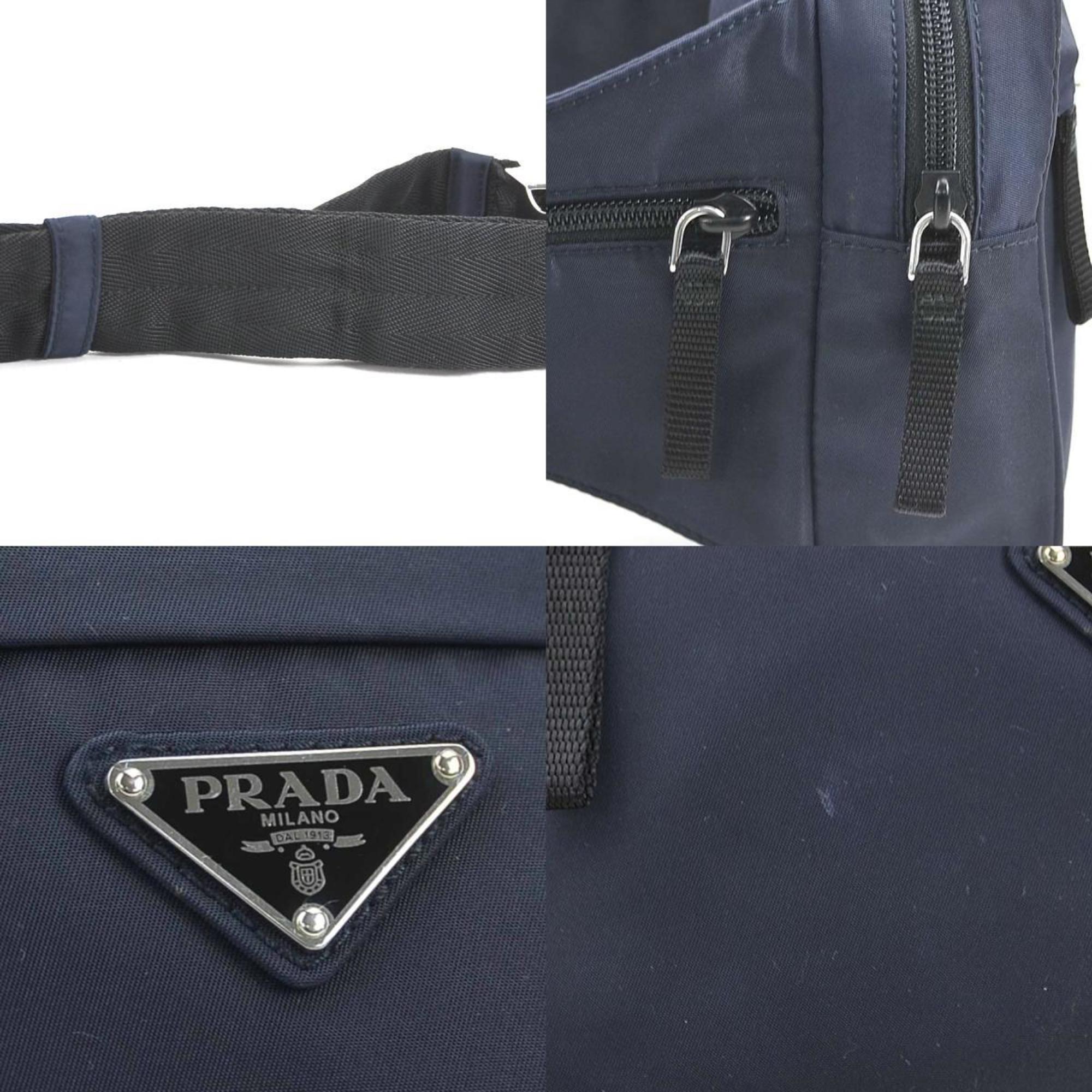 Prada Navy Nylon Fanny Pack Sling Bag (Pre-Owned)