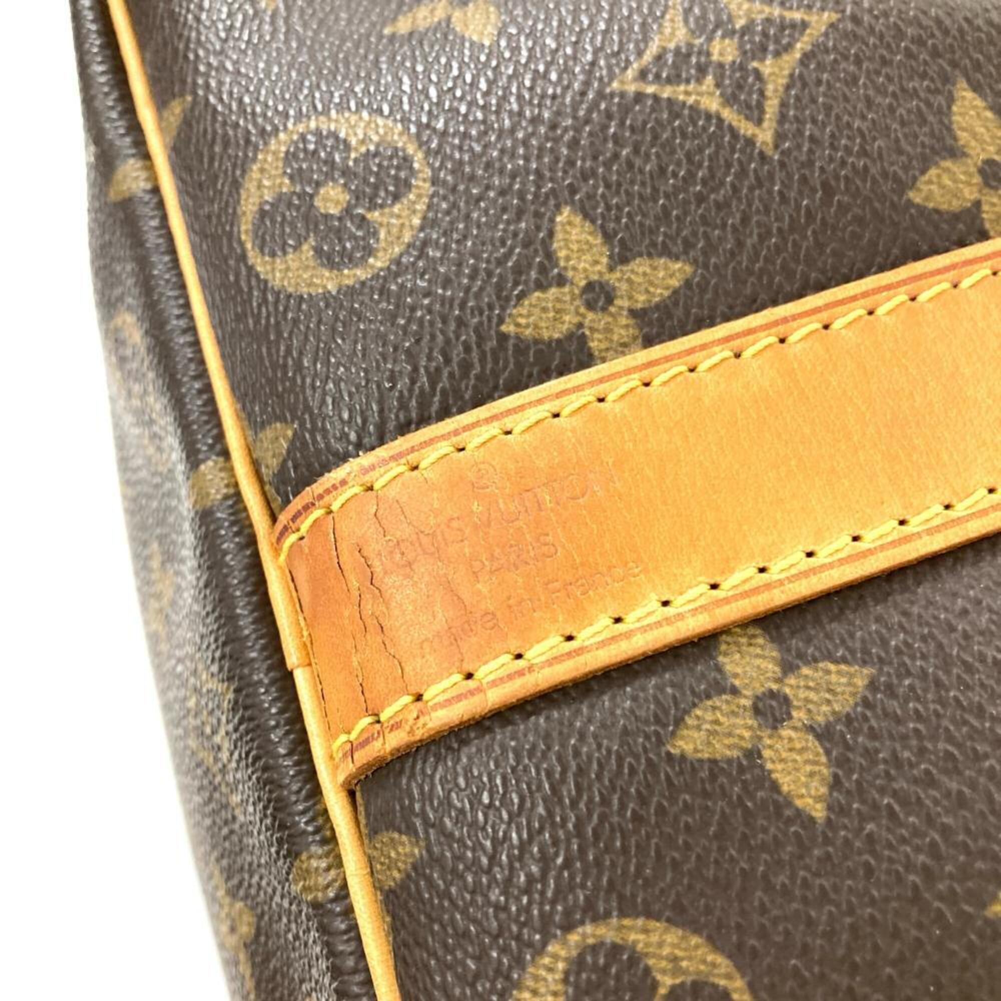Louis Vuitton Brown Monogram Canvas Boston Bag (Pre-Owned)