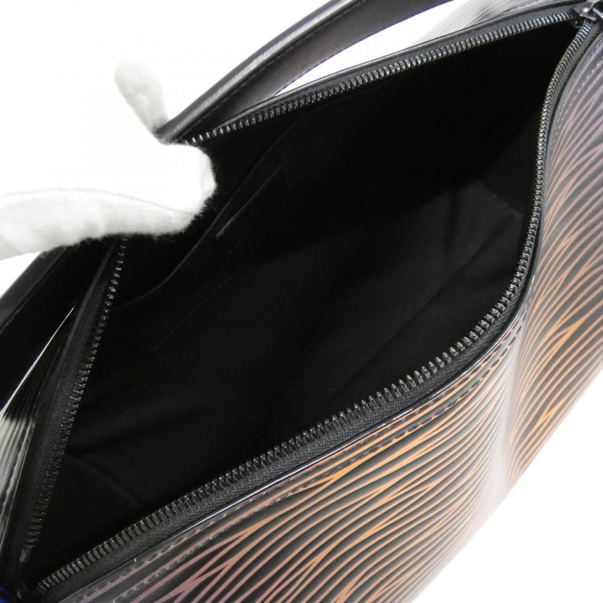 Louis Vuitton Black Leather Shoulder Bag (Pre-Owned)
