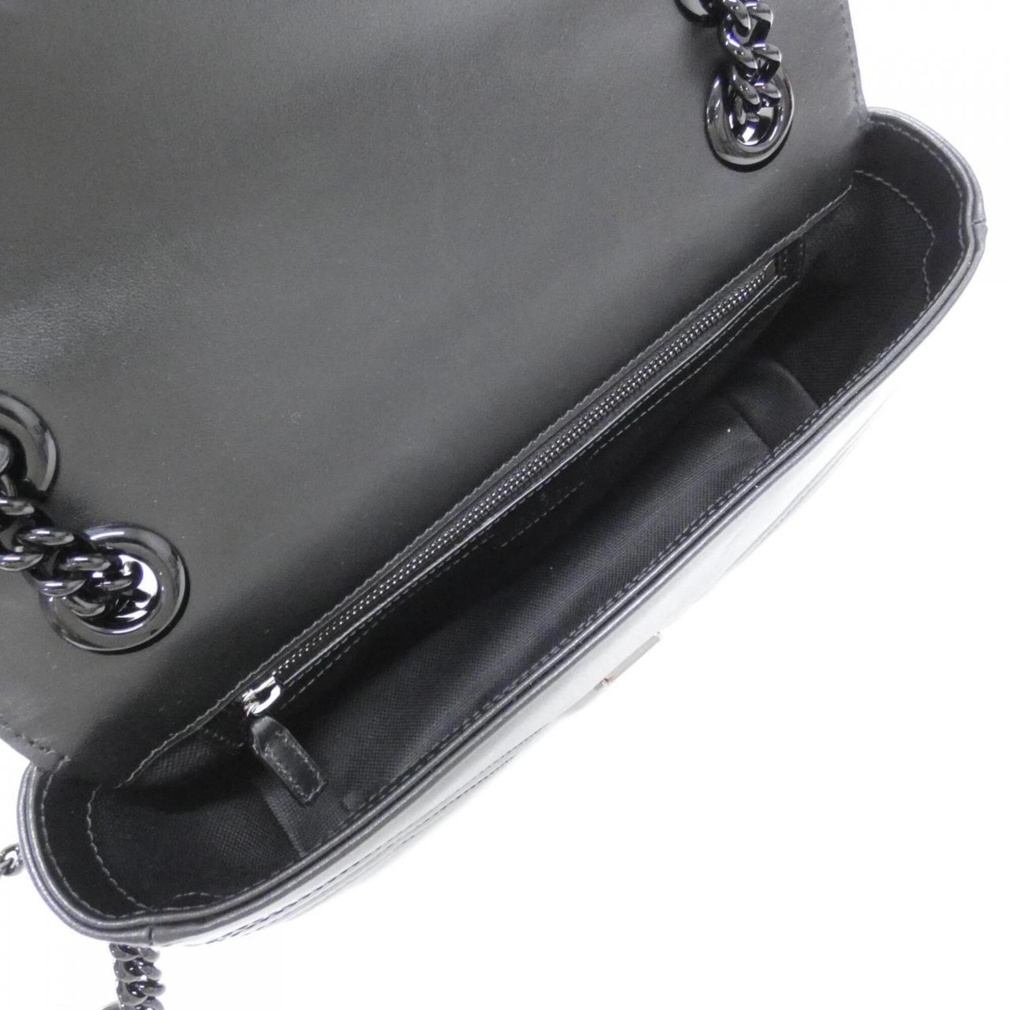 Gucci Black Leather Shoulder Bag (Pre-Owned)