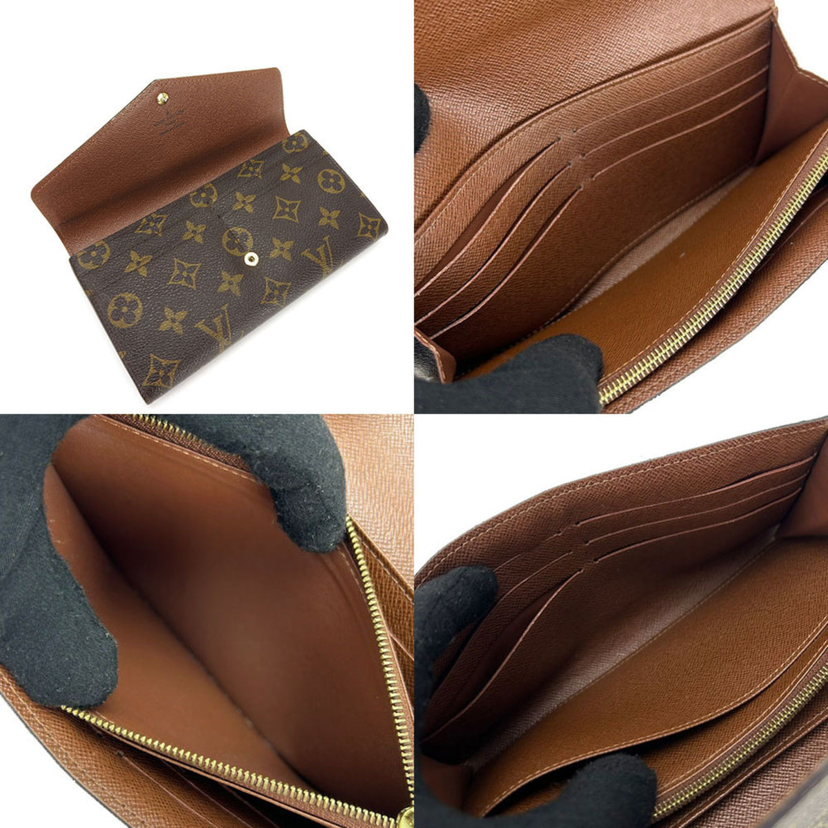 Louis Vuitton Monogram Long Wallet (Bi-Fold) (Pre-Owned)