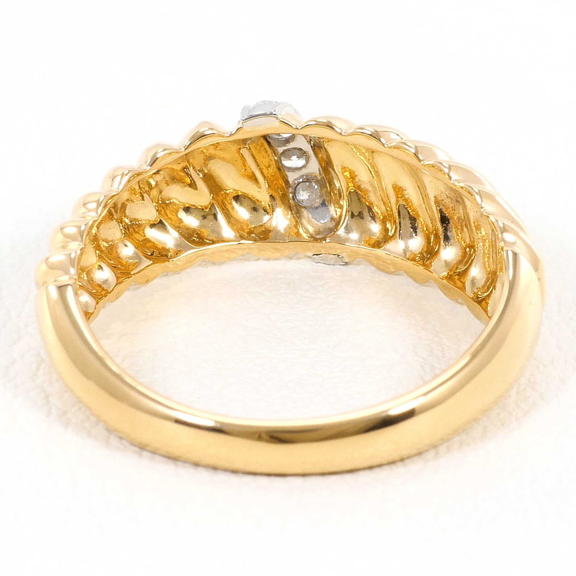 Unbranded Platinum Yellow Gold Yellow Gold (18K) Platinum 900 Band Ring (Pre-Owned)