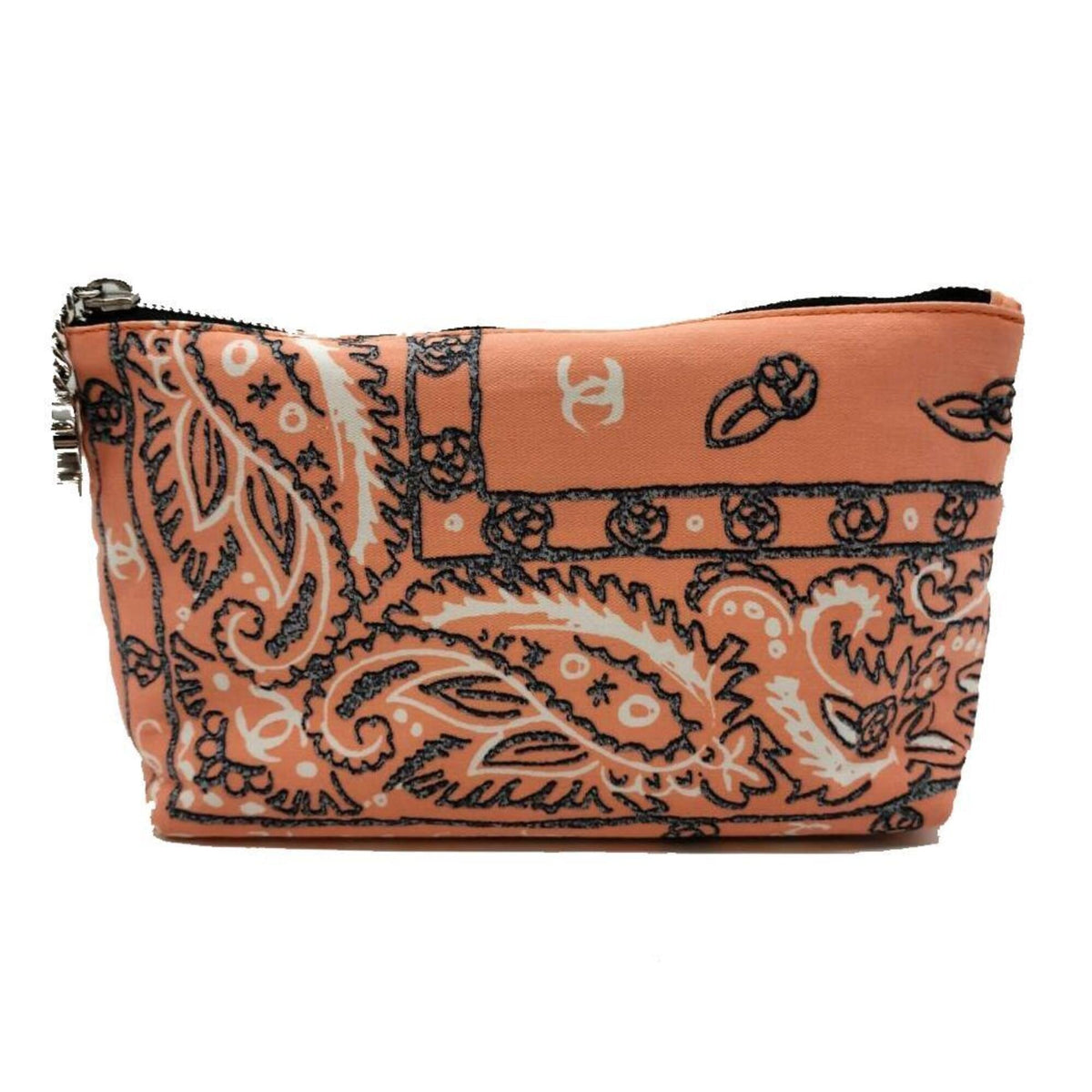 Chanel Cotton Canvas Pouch (Pre-Owned)