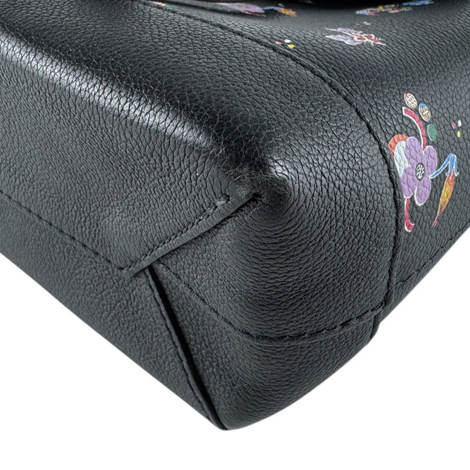 Louis Vuitton Black Multi-Color Leather Backpack (Pre-Owned)