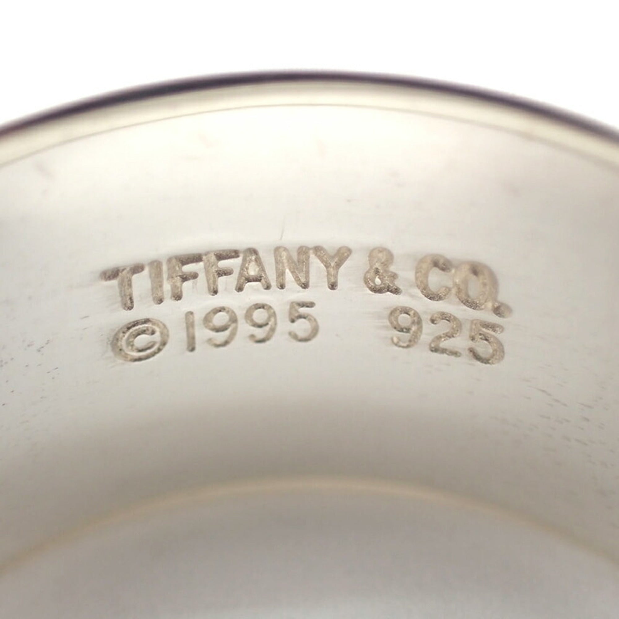 Tiffany Sterling Silver 925 Band Ring (Pre-Owned)