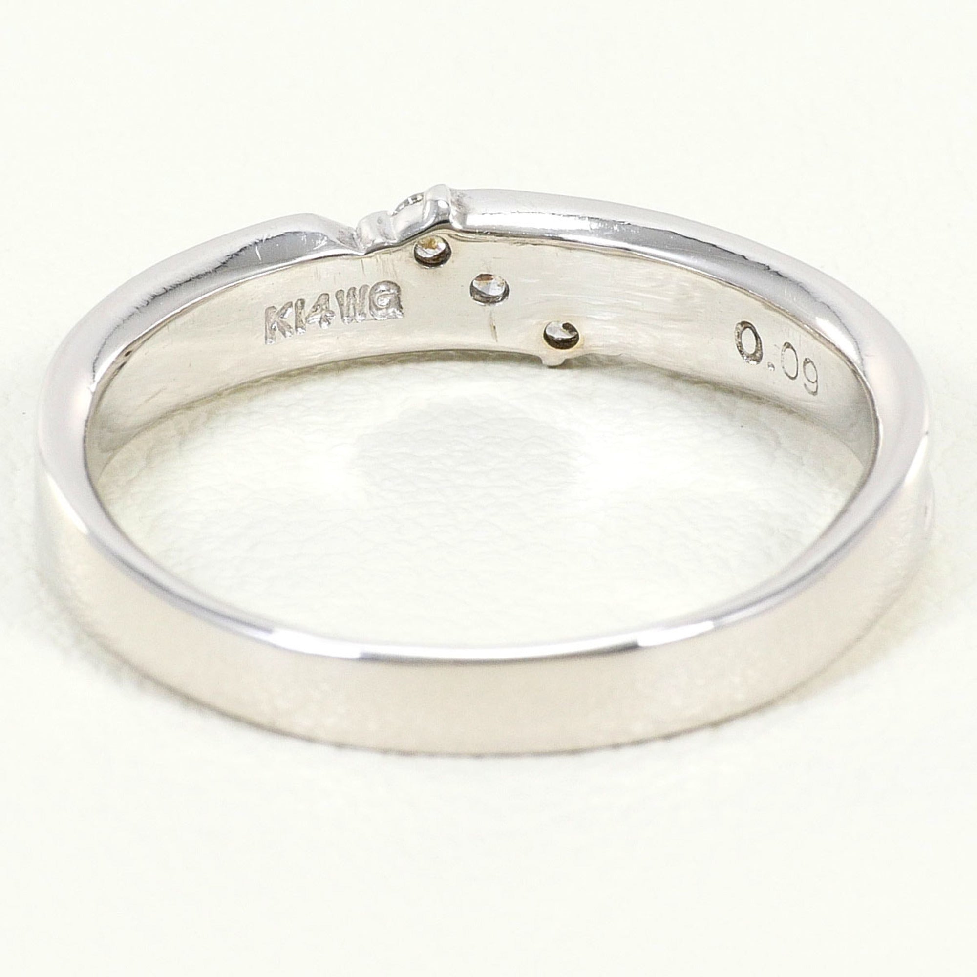 Unbranded White Gold White Gold (14K) Band Ring (Pre-Owned)