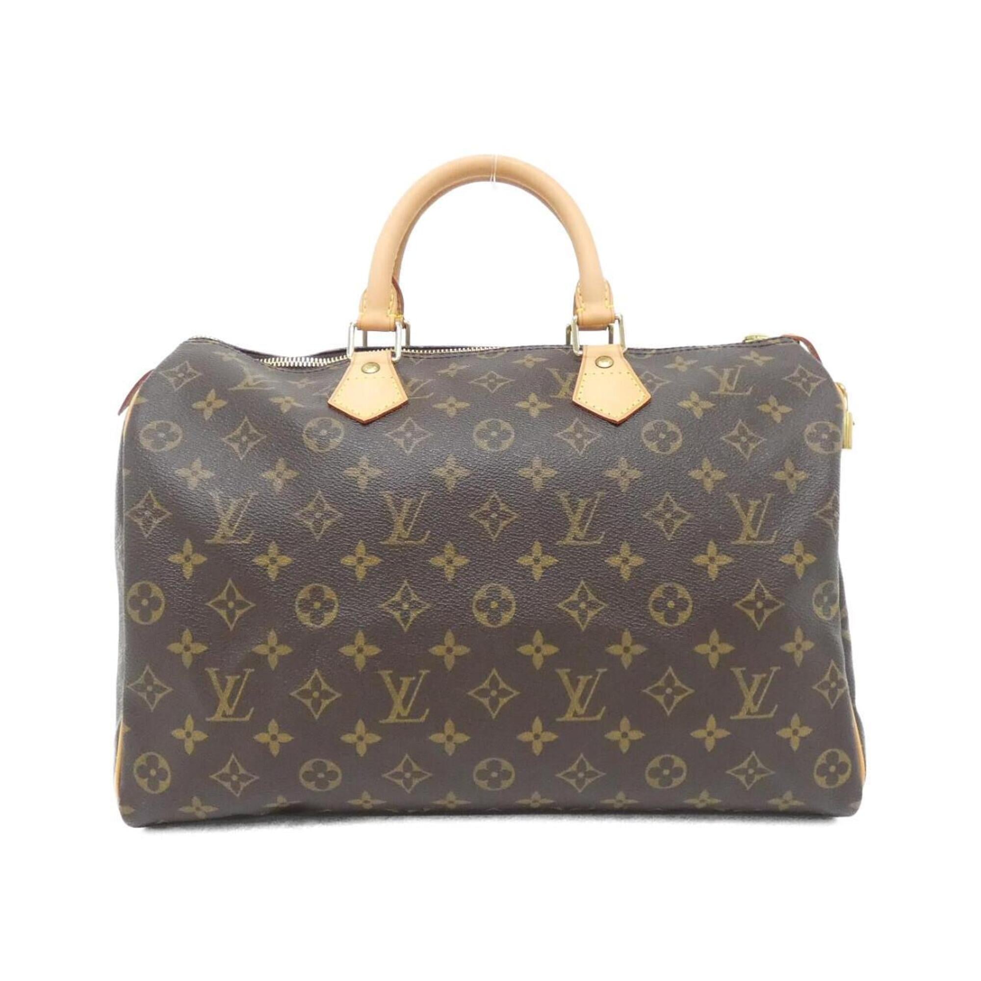 Louis Vuitton Marron Coated Canvas Boston Bag (Pre-Owned)