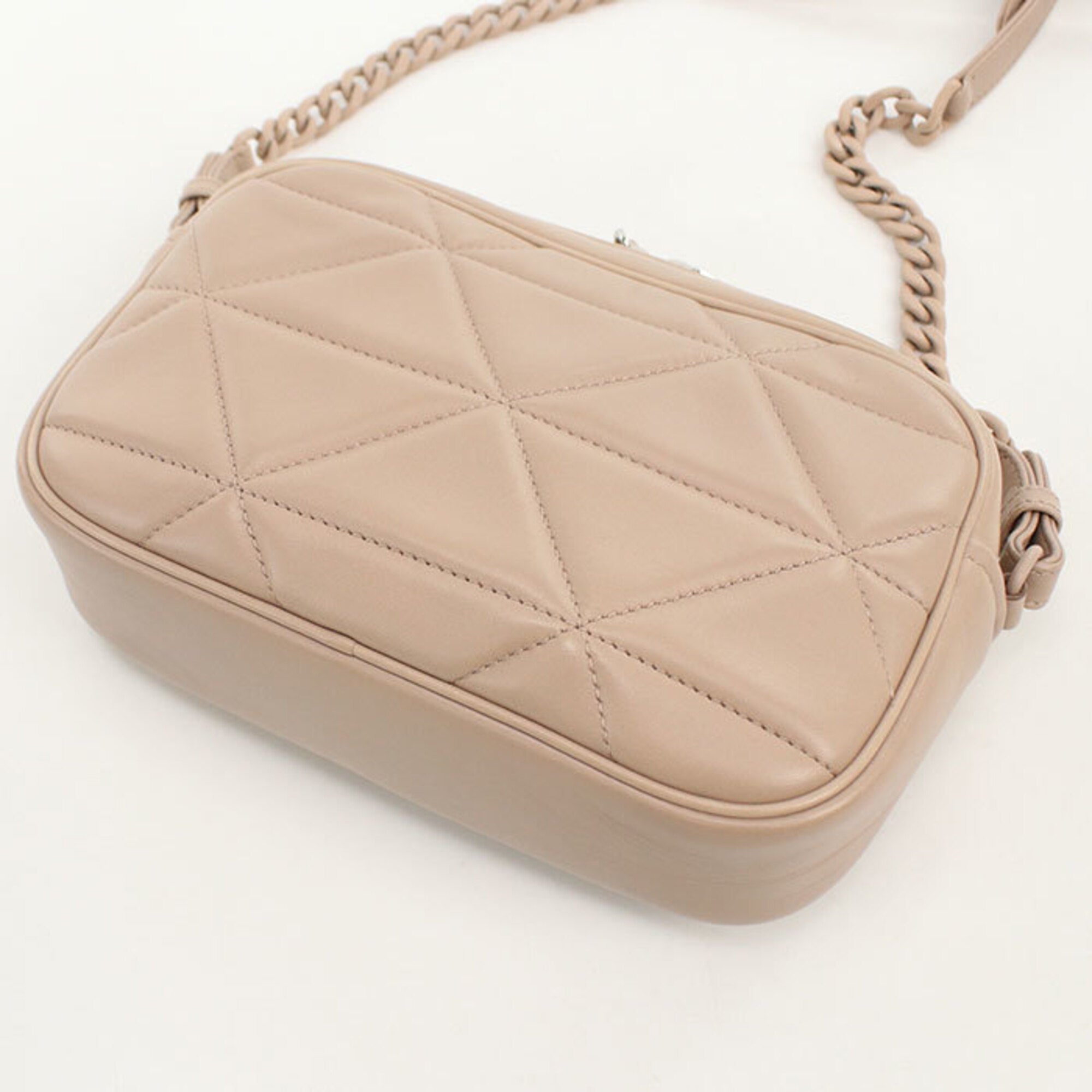 Prada Pink Leather Shoulder Bag (Pre-Owned)
