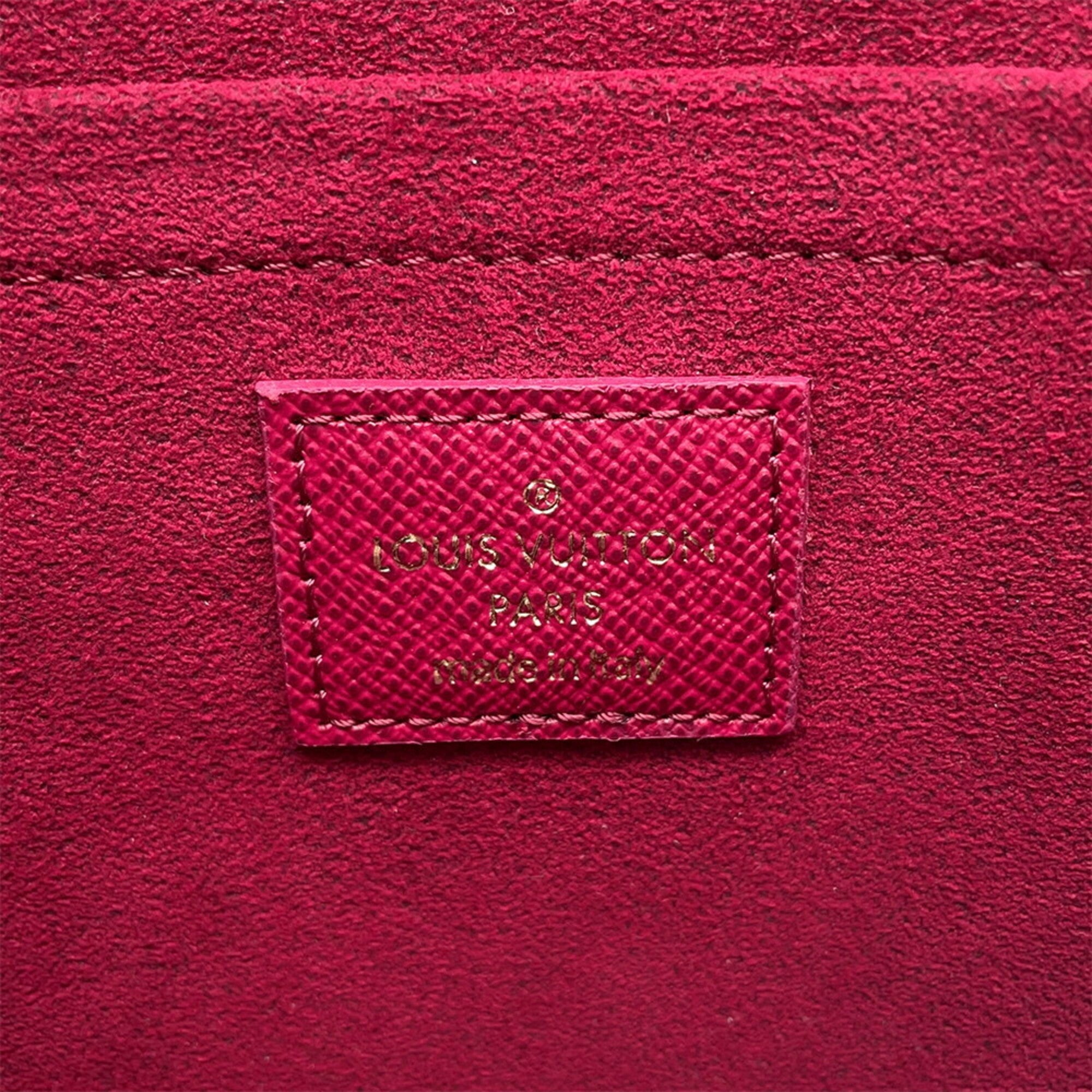 Louis Vuitton Monogram Fuchsia Monogram Monogram Pochette Shoulder Bag (Pre-Owned)