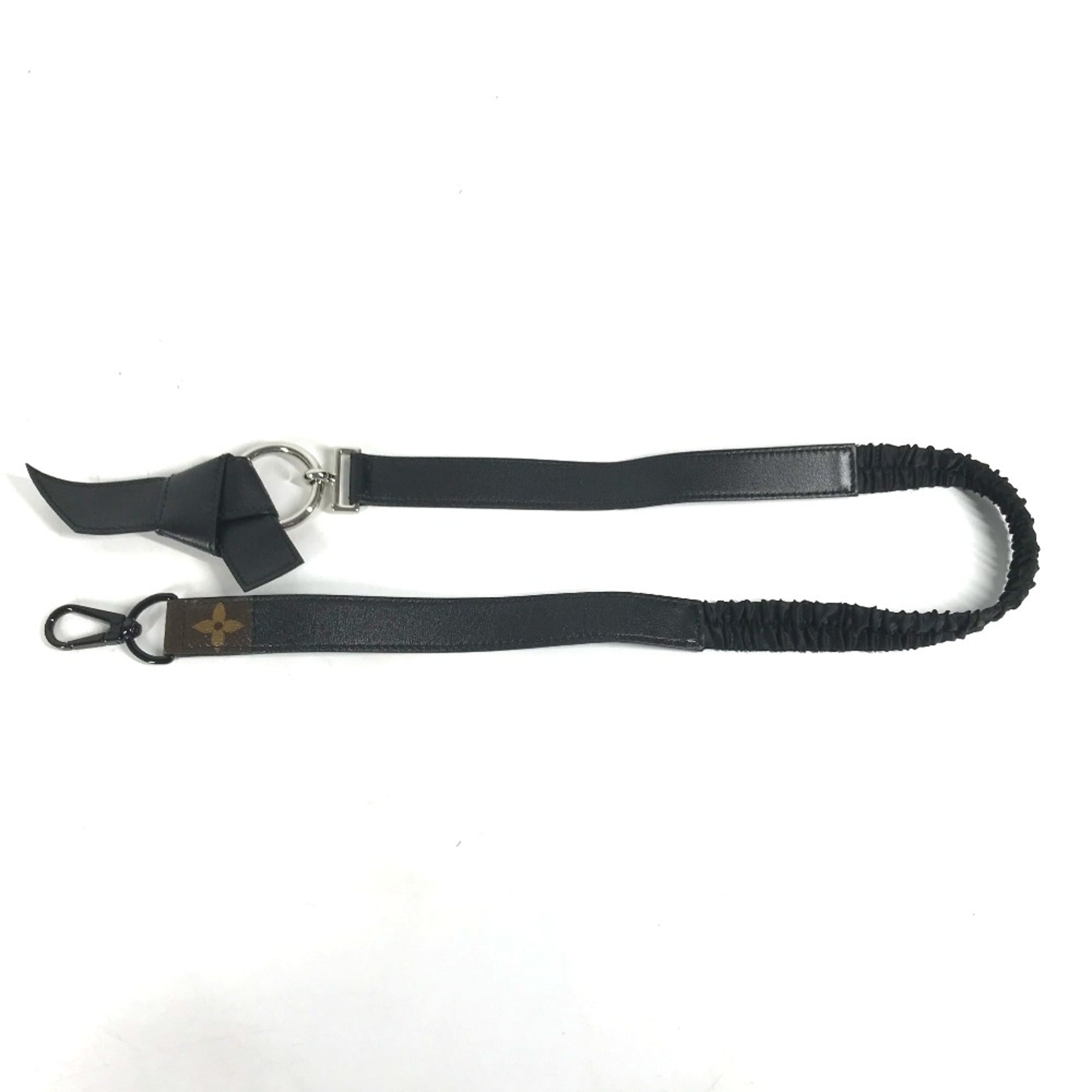 Louis Vuitton Black Leather Chain/Shoulder Wallet (Pre-Owned)
