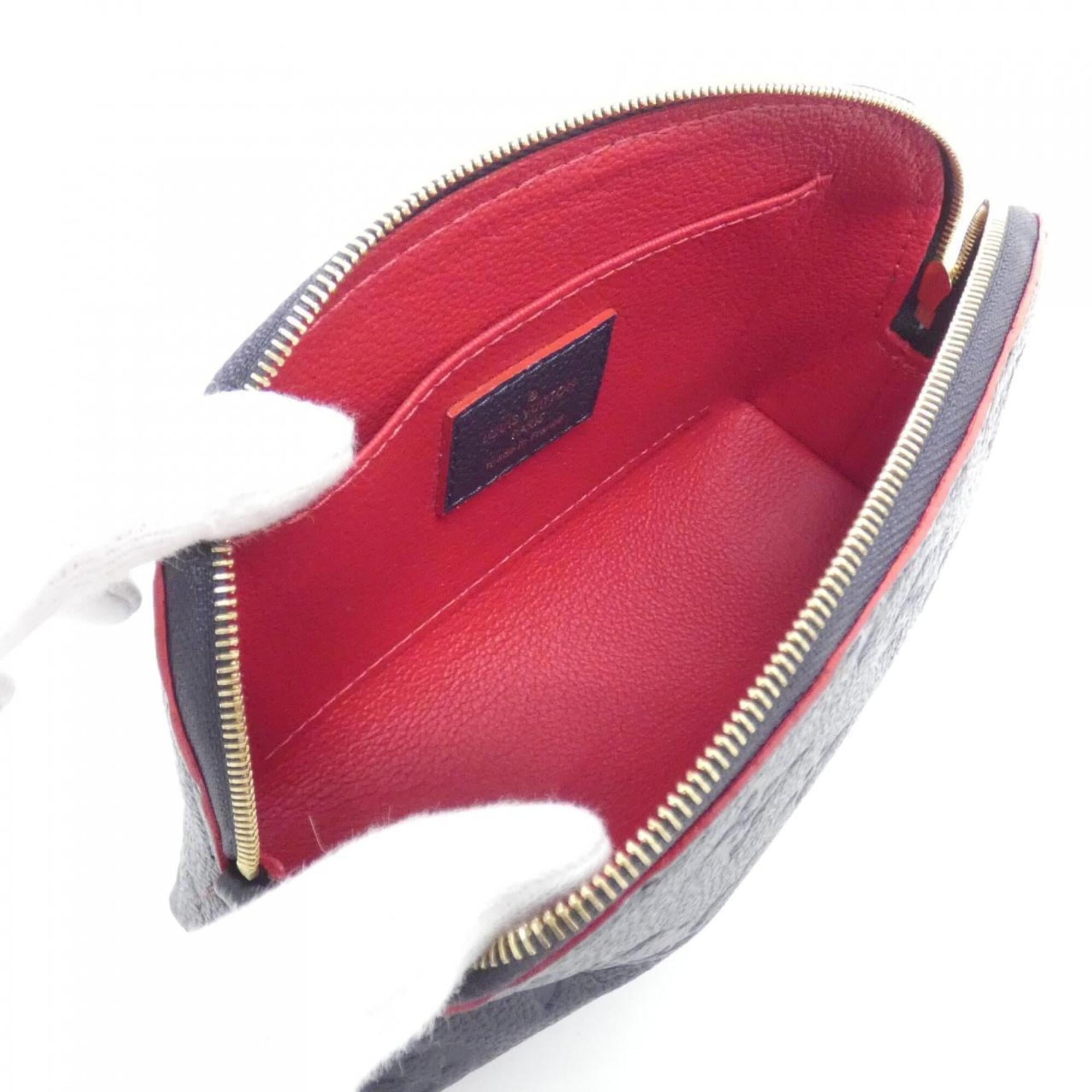 Louis Vuitton Marine Rouge Leather Handbag Pochette Pouch (Pre-Owned)