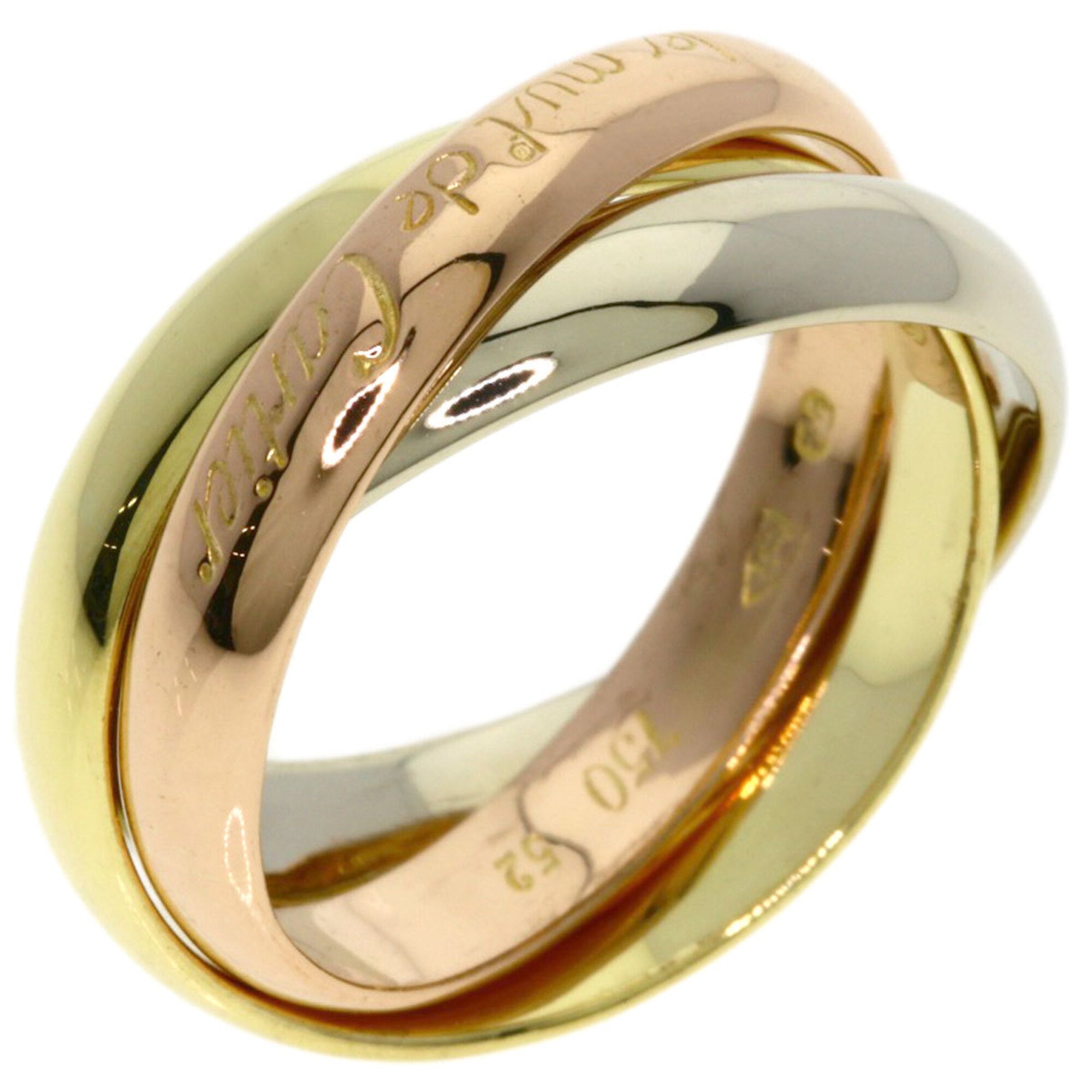 Cartier Yellow Gold (18K) Pink Gold (18K) White Gold (18K) Band Ring (Pre-Owned)