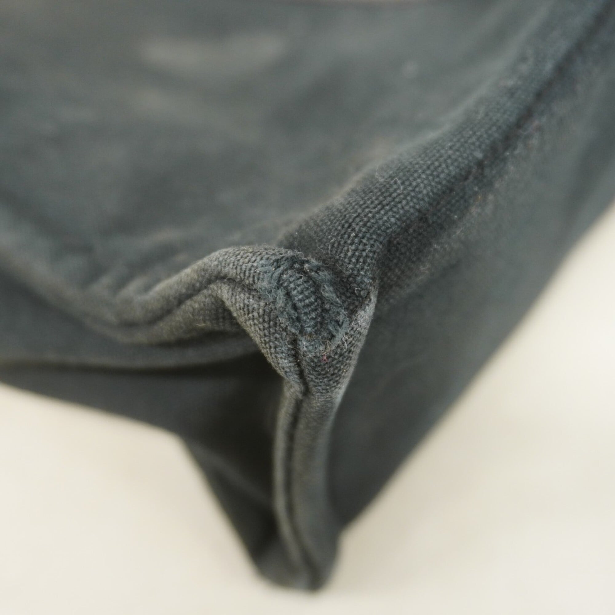 Hermes Black Canvas Tote Bag (Pre-Owned)