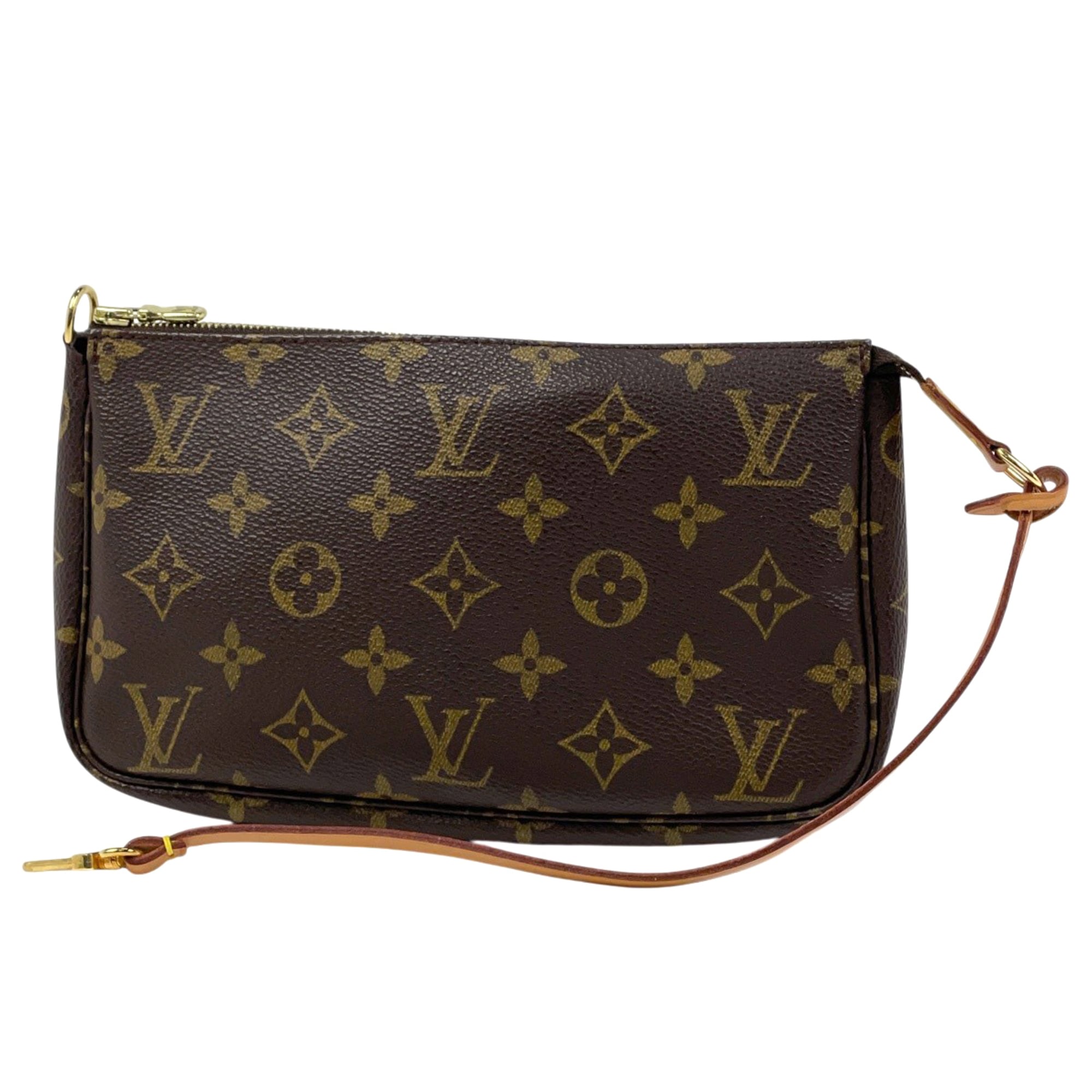 Louis Vuitton Brown Monogram Pochette Pouch (Pre-Owned)
