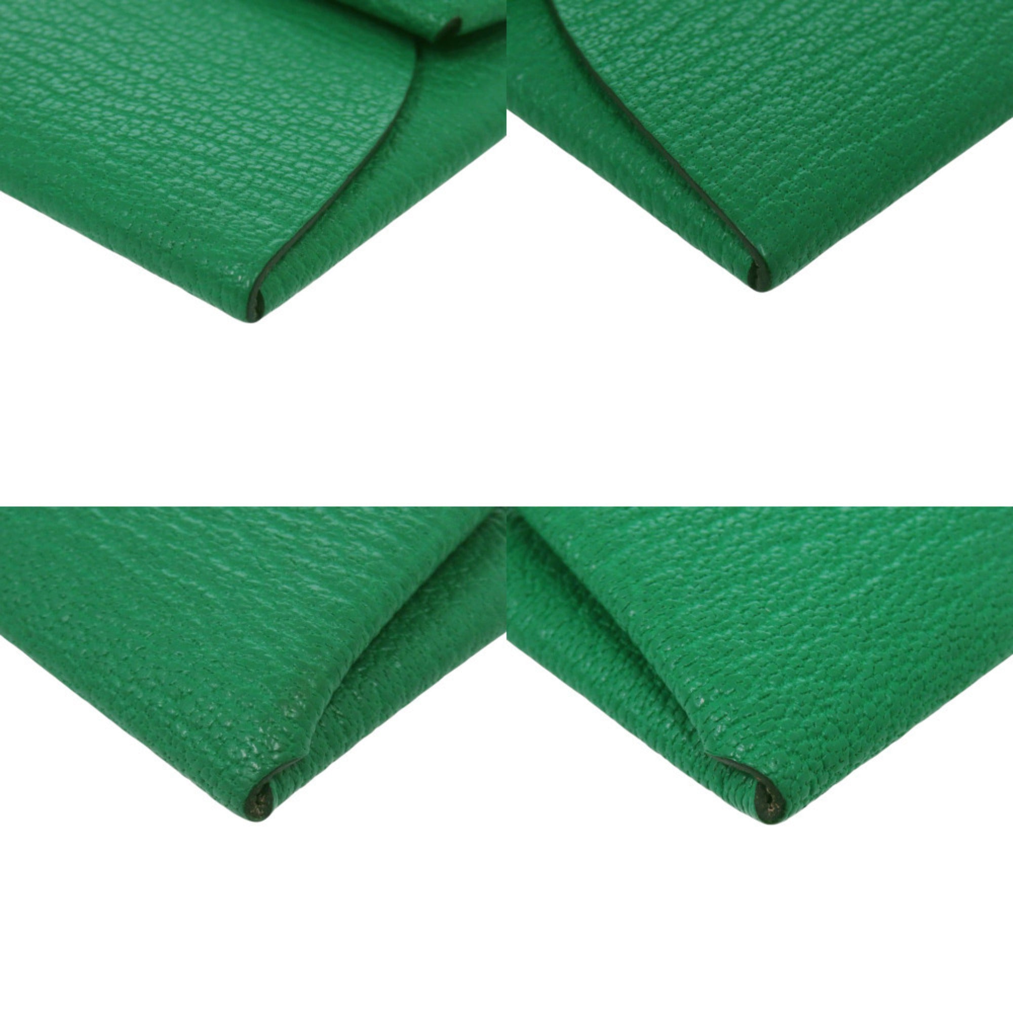 Hermes Bastia Bambou Chevre Myzore Leather Coin Purse/Coin Case (Pre-Owned)