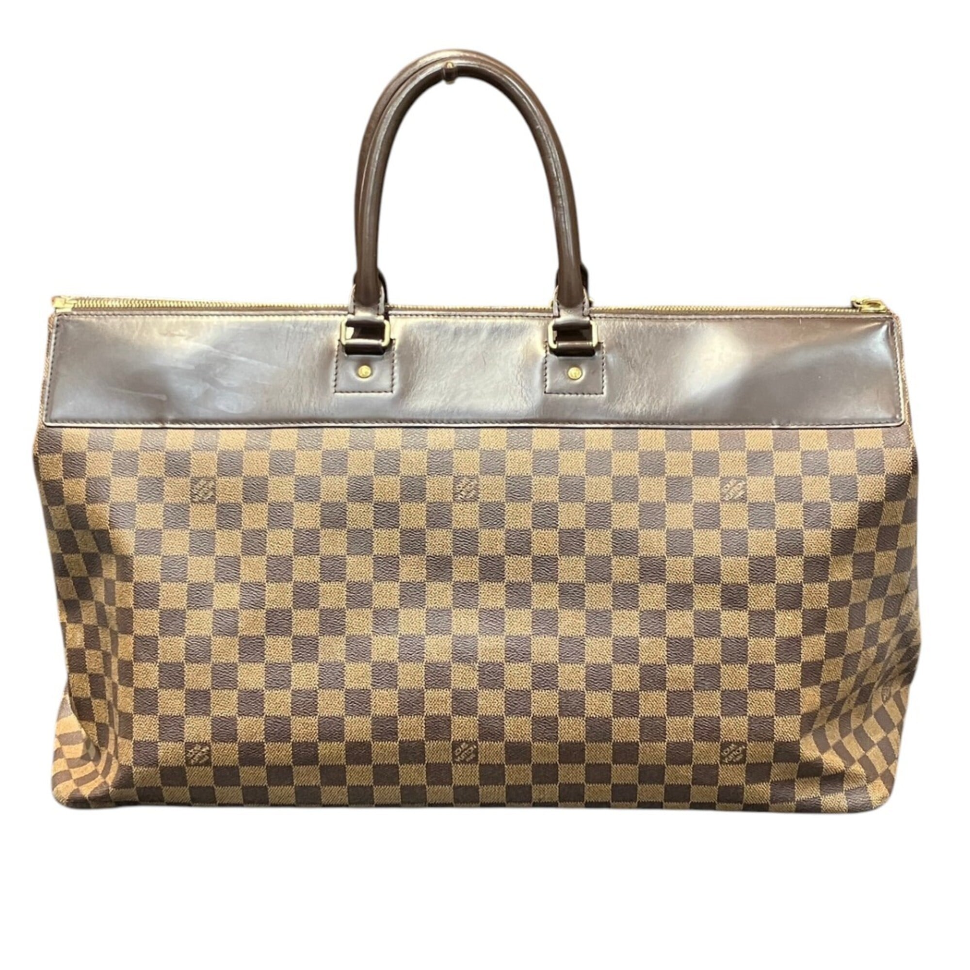 Louis Vuitton Damier Brown Damier Canvas Boston Bag (Pre-Owned)