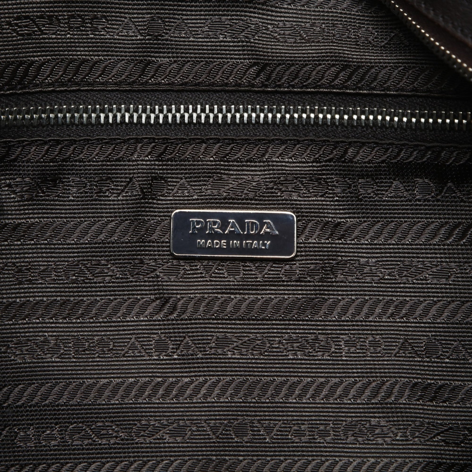 Prada Brown Leather Handbag (Pre-Owned)