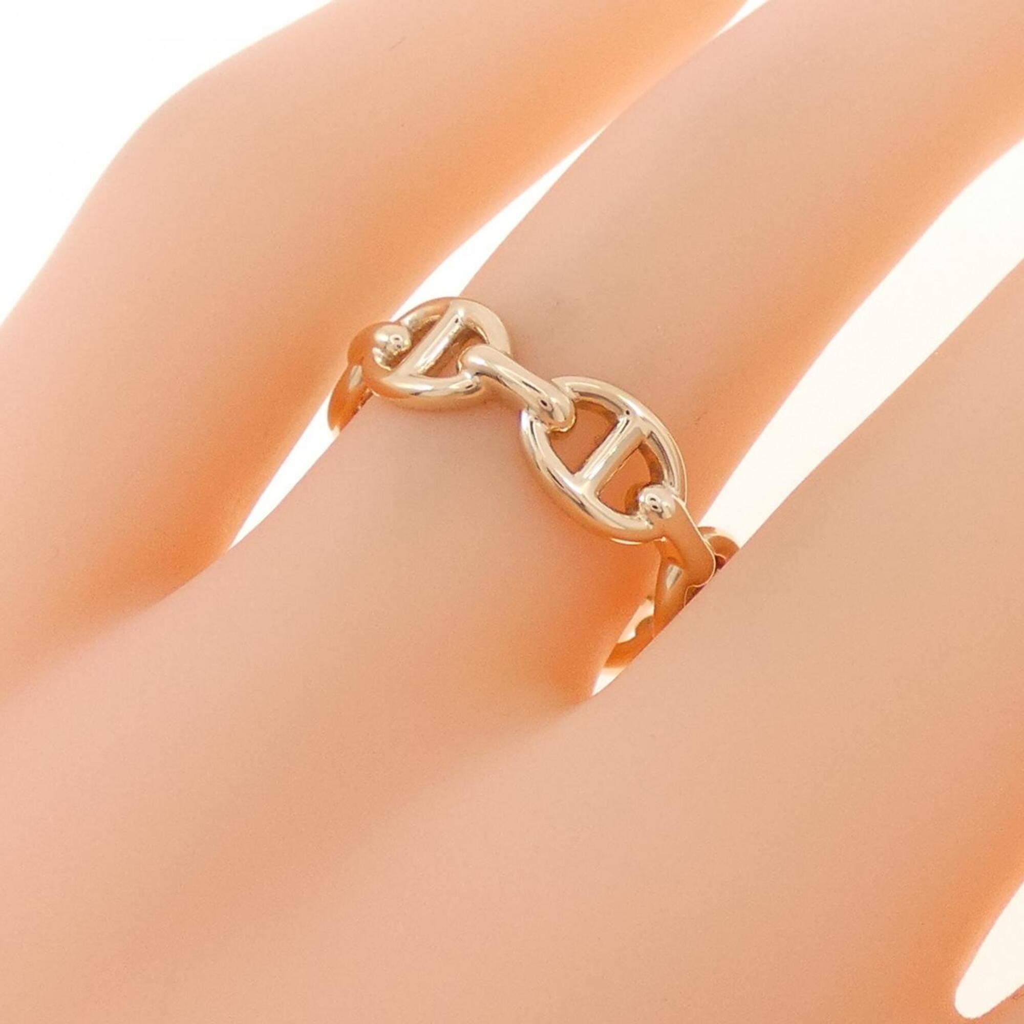 Hermes Pink Gold Pink Gold (18K) Band Ring (Pre-Owned)