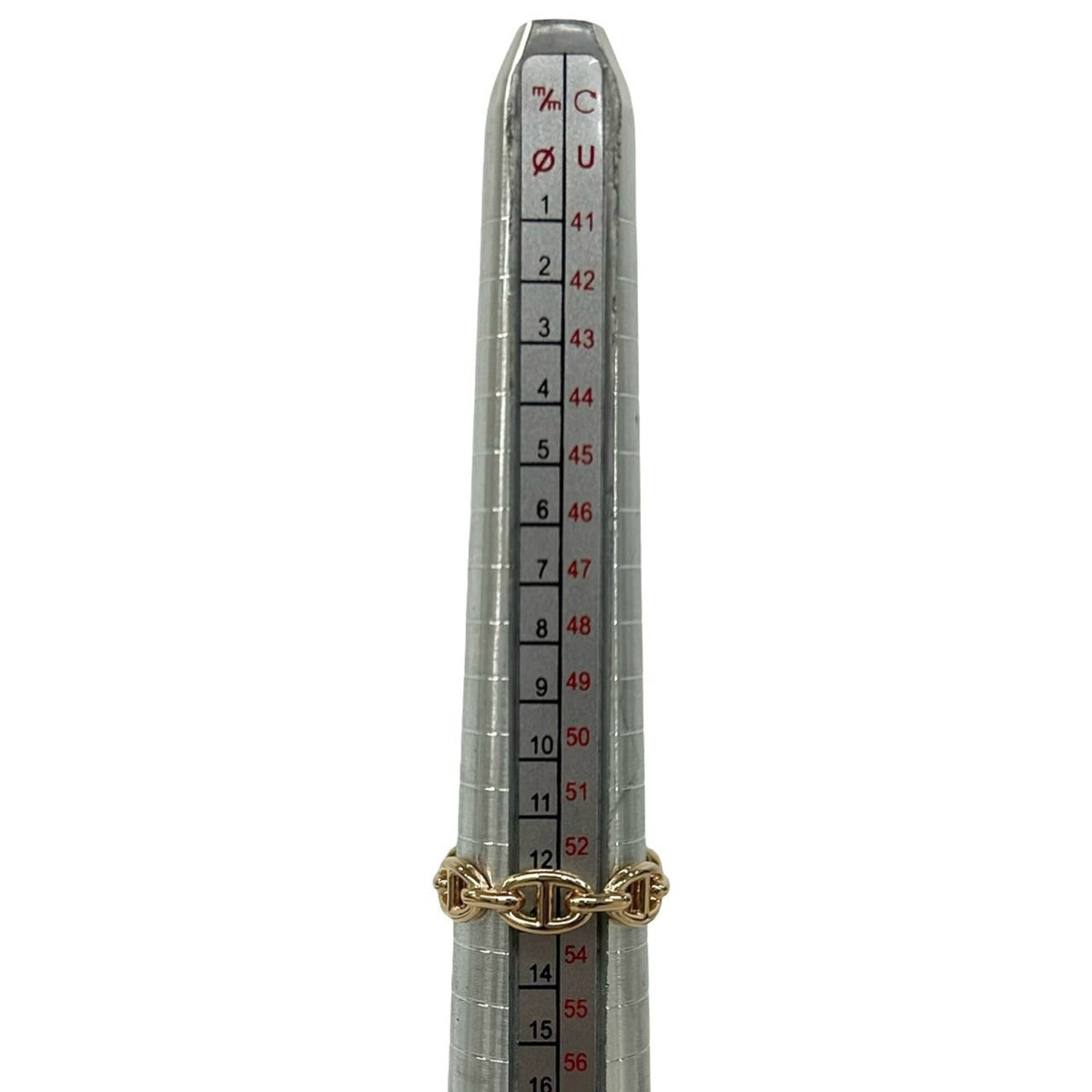 Hermes Gold Pink Gold (18K) Band Ring (Pre-Owned)