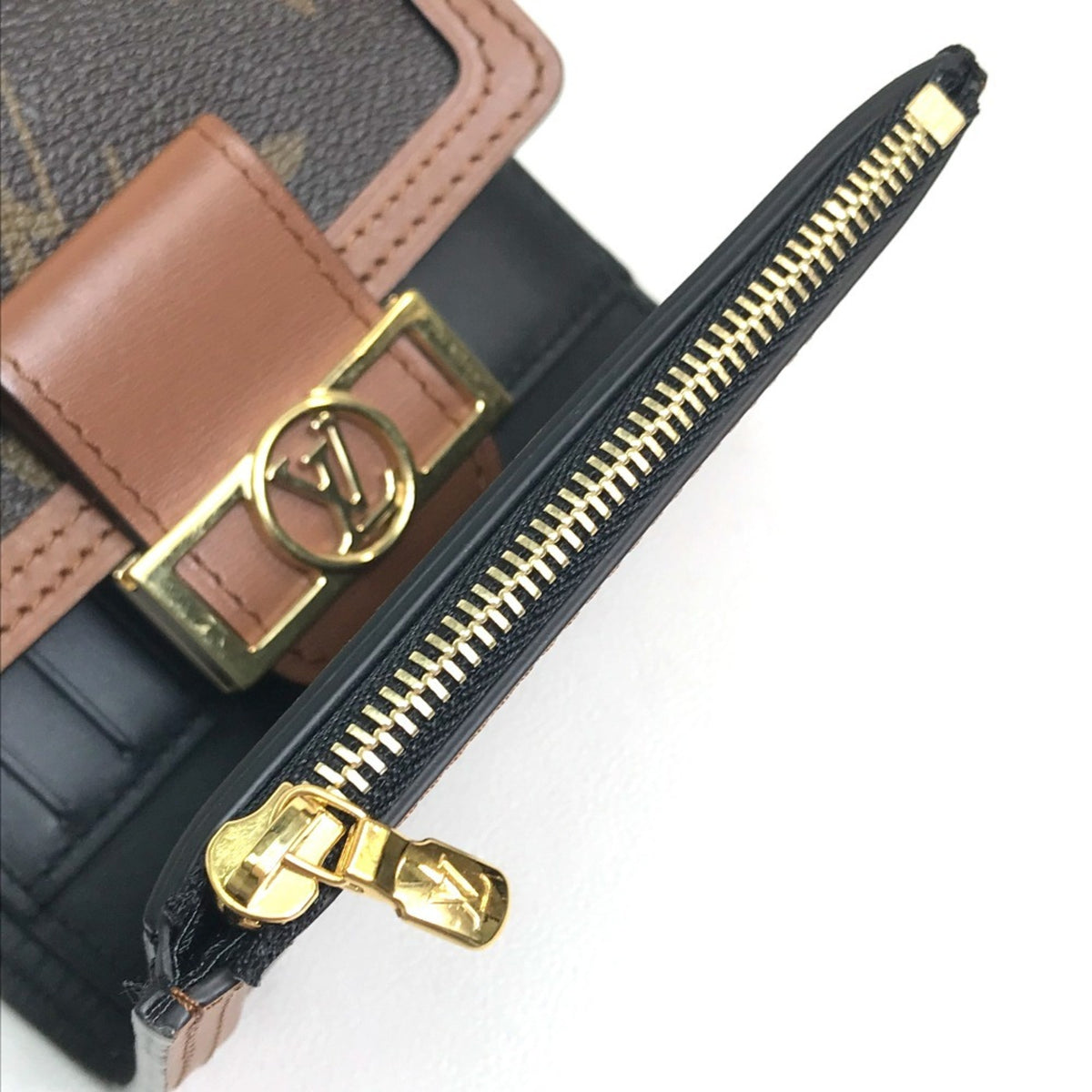 Louis Vuitton Monogram Reverse Brown Monogram Monogram Reverse Monogram Reverse Monogram Wallet (Tri-Fold) (Pre-Owned)