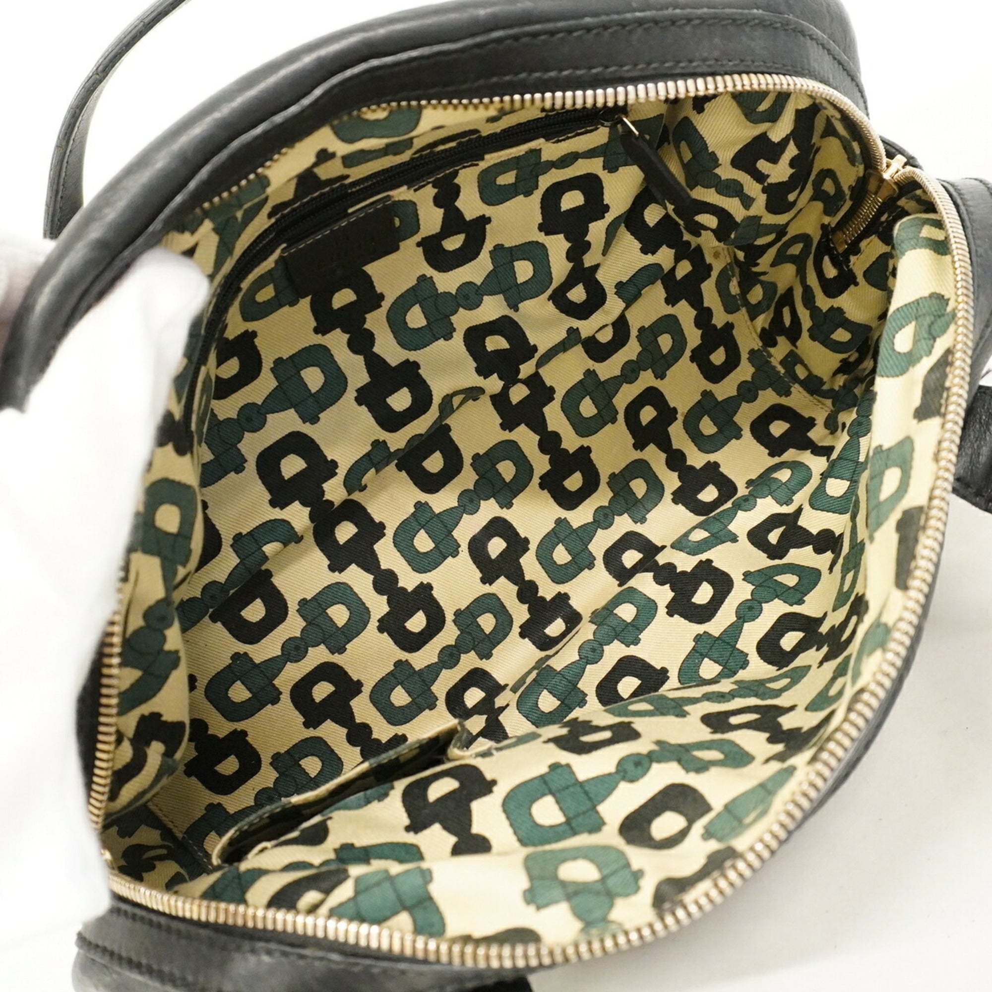 Gucci Black Leather Shoulder Bag (Pre-Owned)