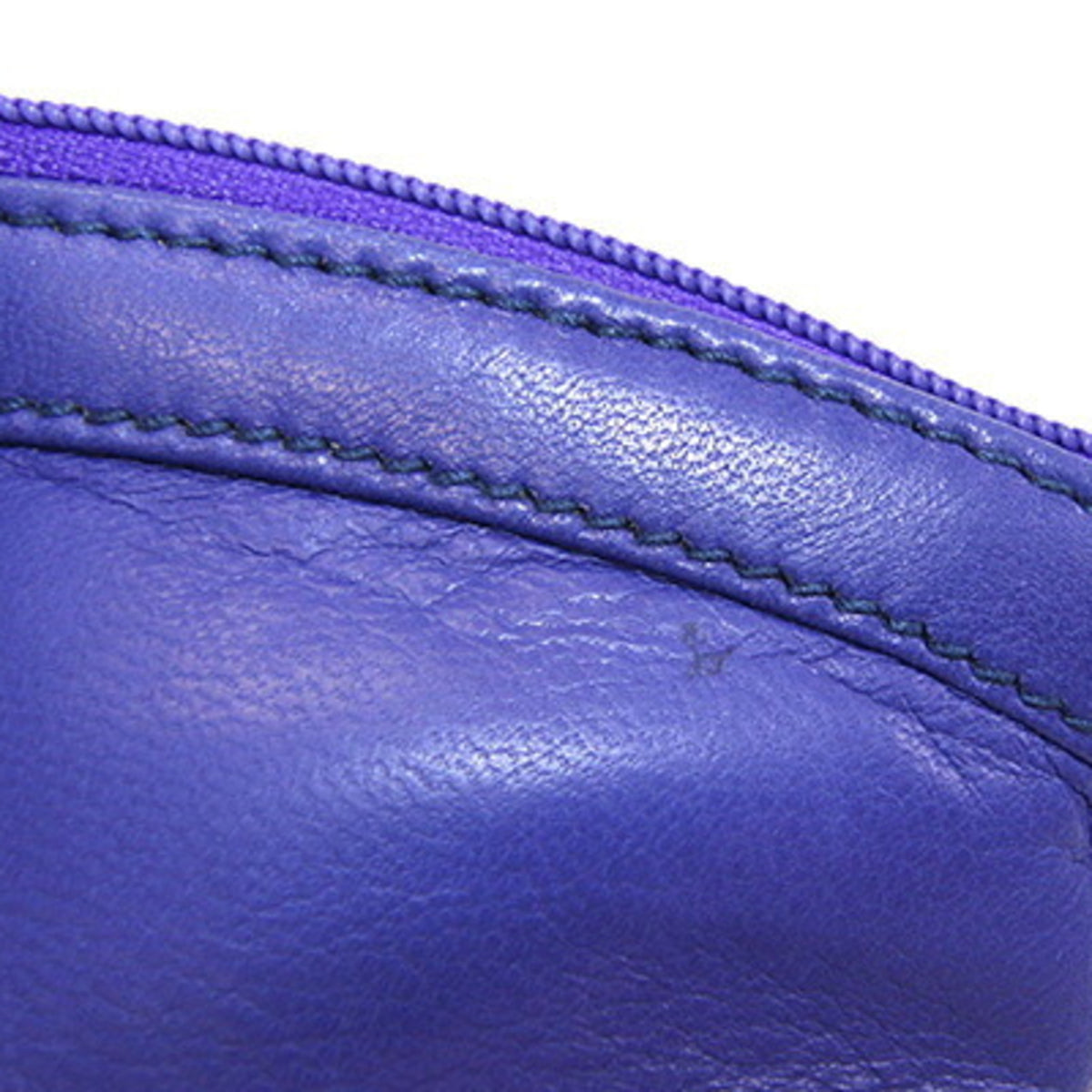 Gucci Blue Leather Coin Purse/Coin Case (Pre-Owned)