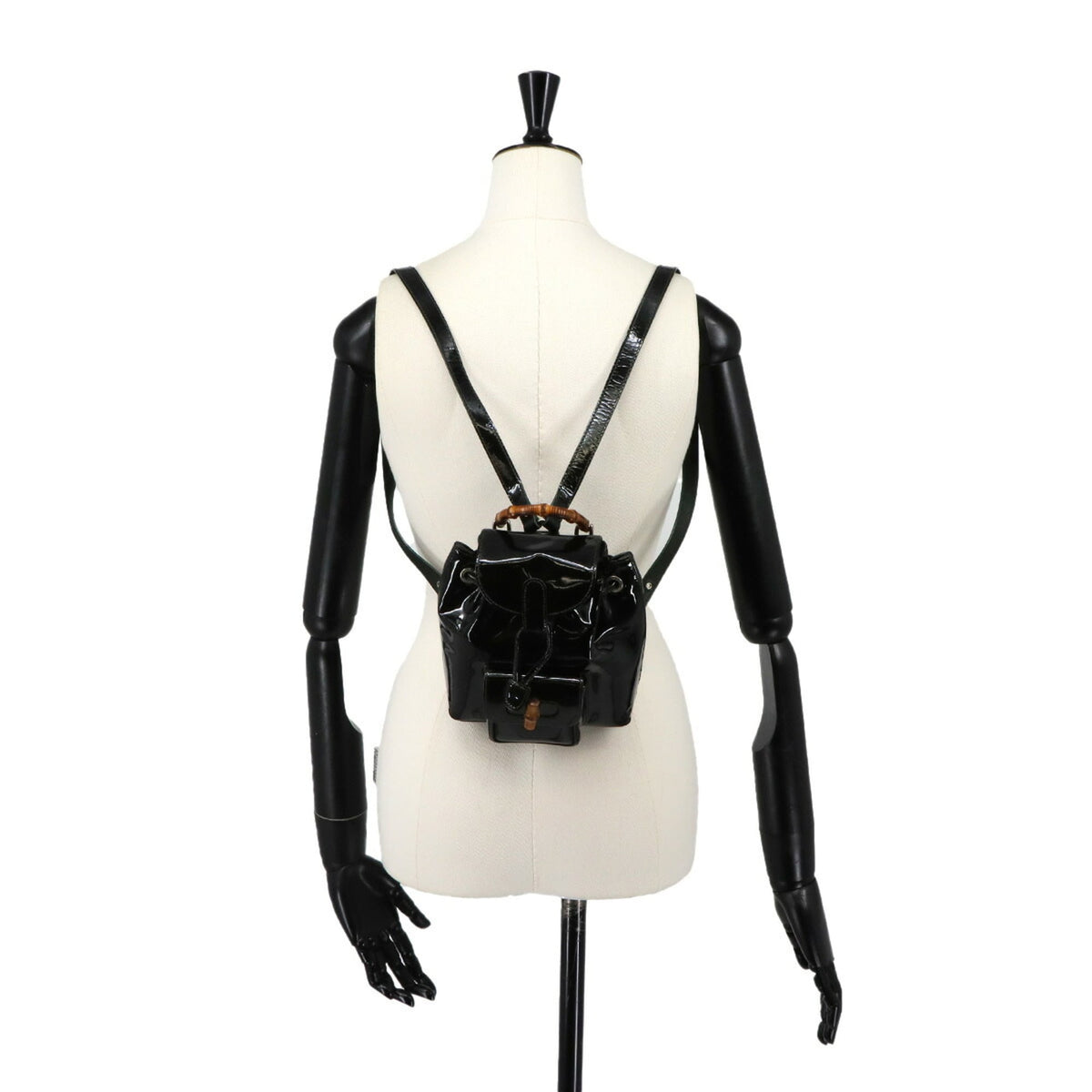 Gucci Black Leather Backpack (Pre-Owned)