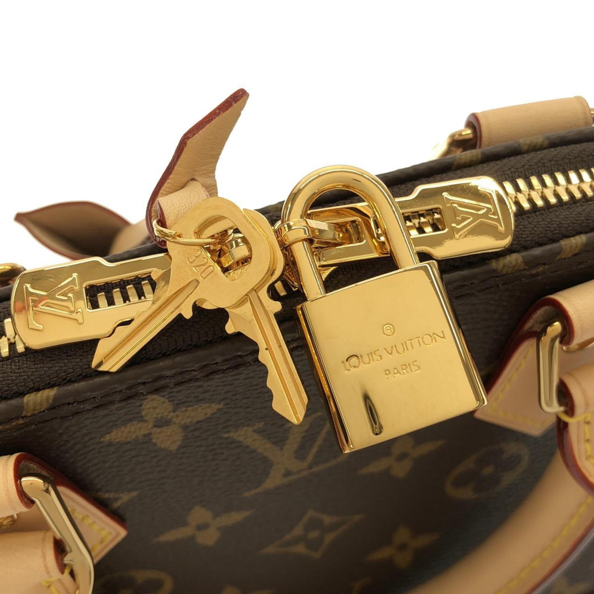 Louis Vuitton Brown Coated Canvas Handbag (Pre-Owned)