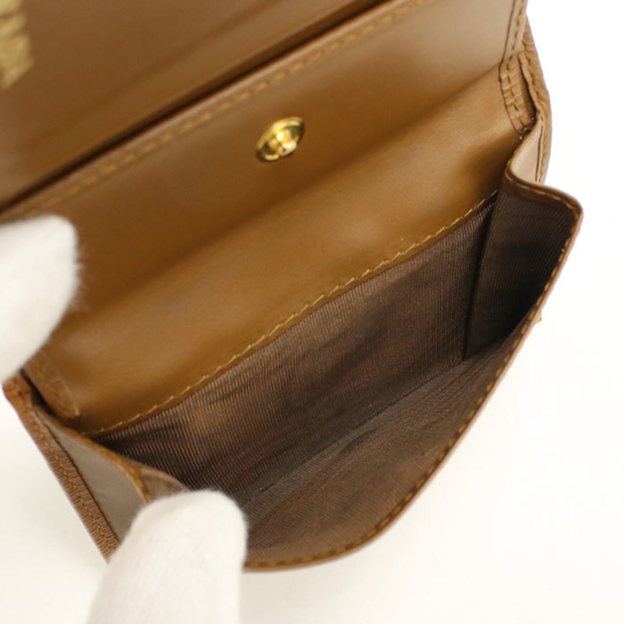 Prada Brown Leather Wallet (Bi-Fold) (Pre-Owned)