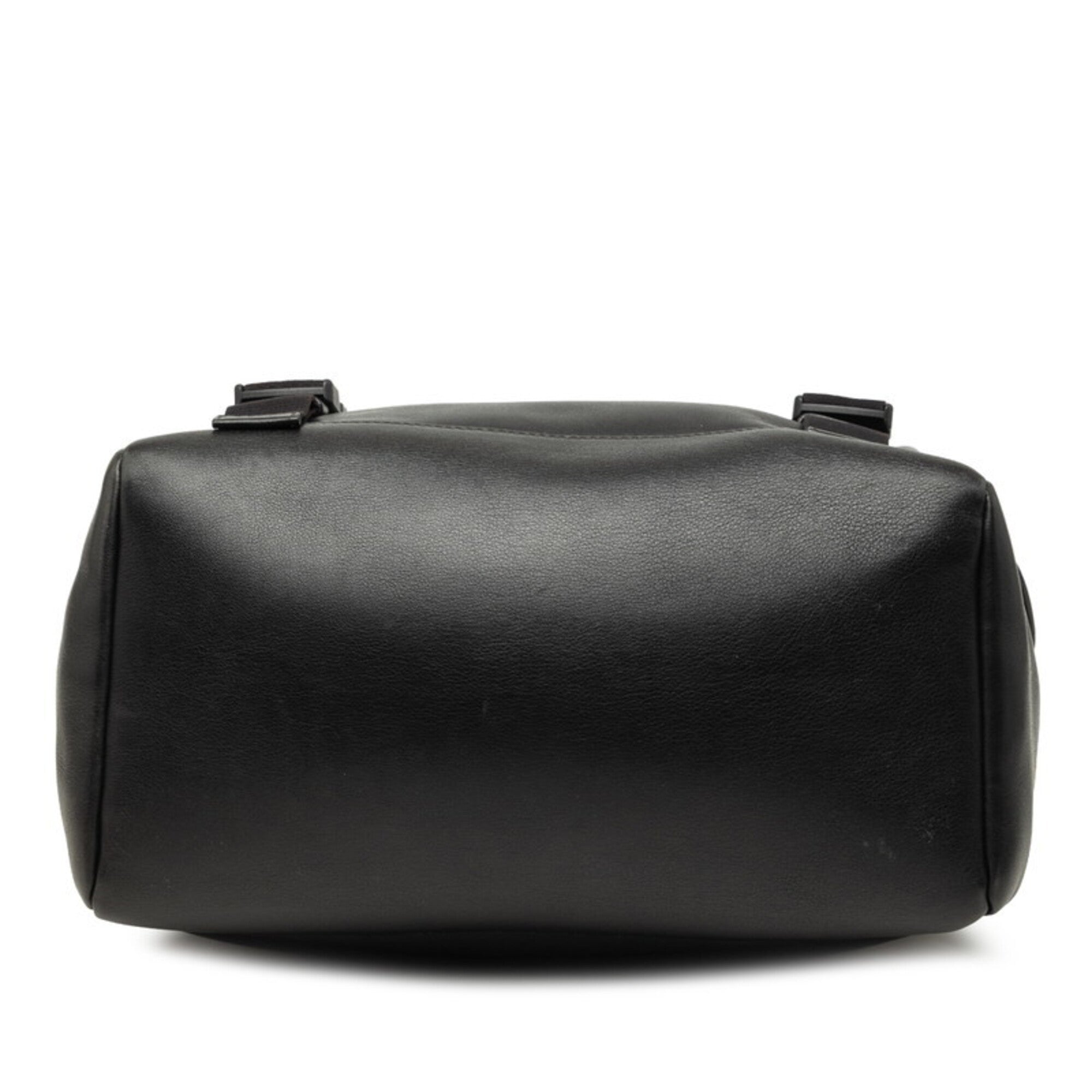 Prada Black Leather Messenger Bag (Pre-Owned)