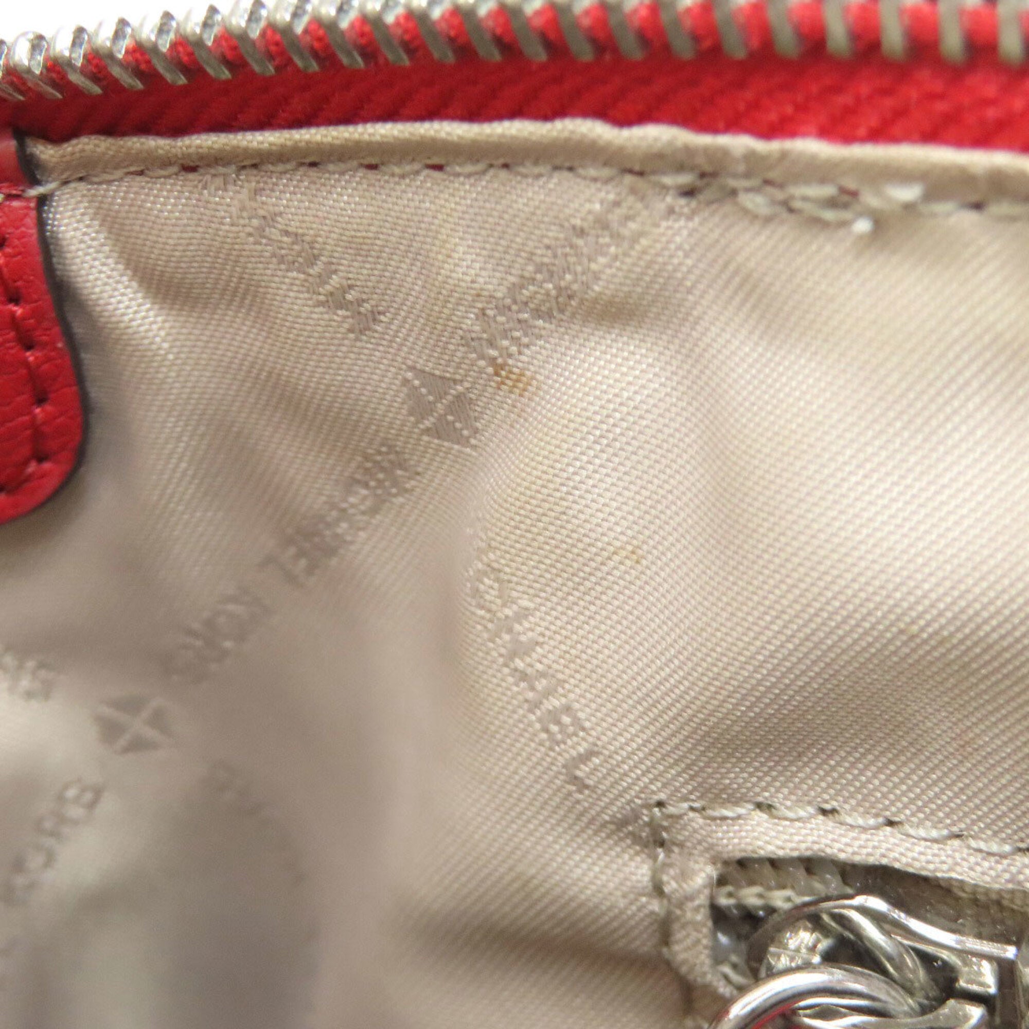 Michael Kors Red Color Leather Handbag (Pre-Owned)
